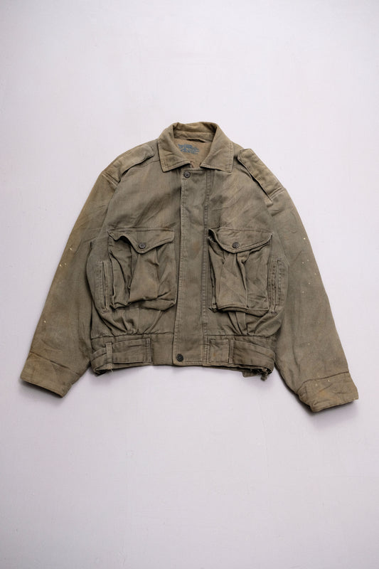 Haeavy Cotton Bomber Flight Jacket