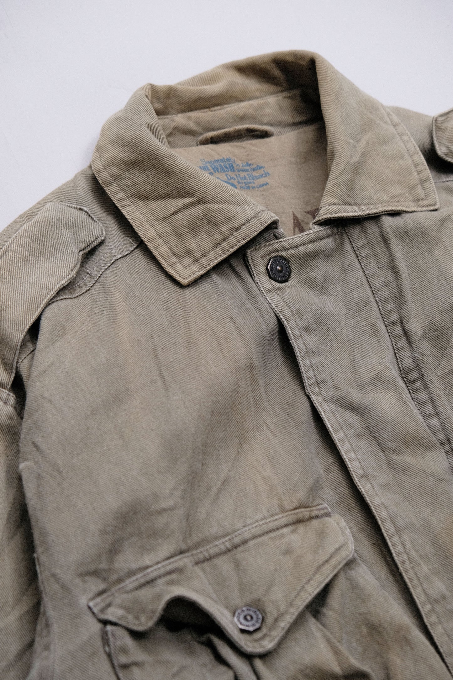 Haeavy Cotton Bomber Flight Jacket