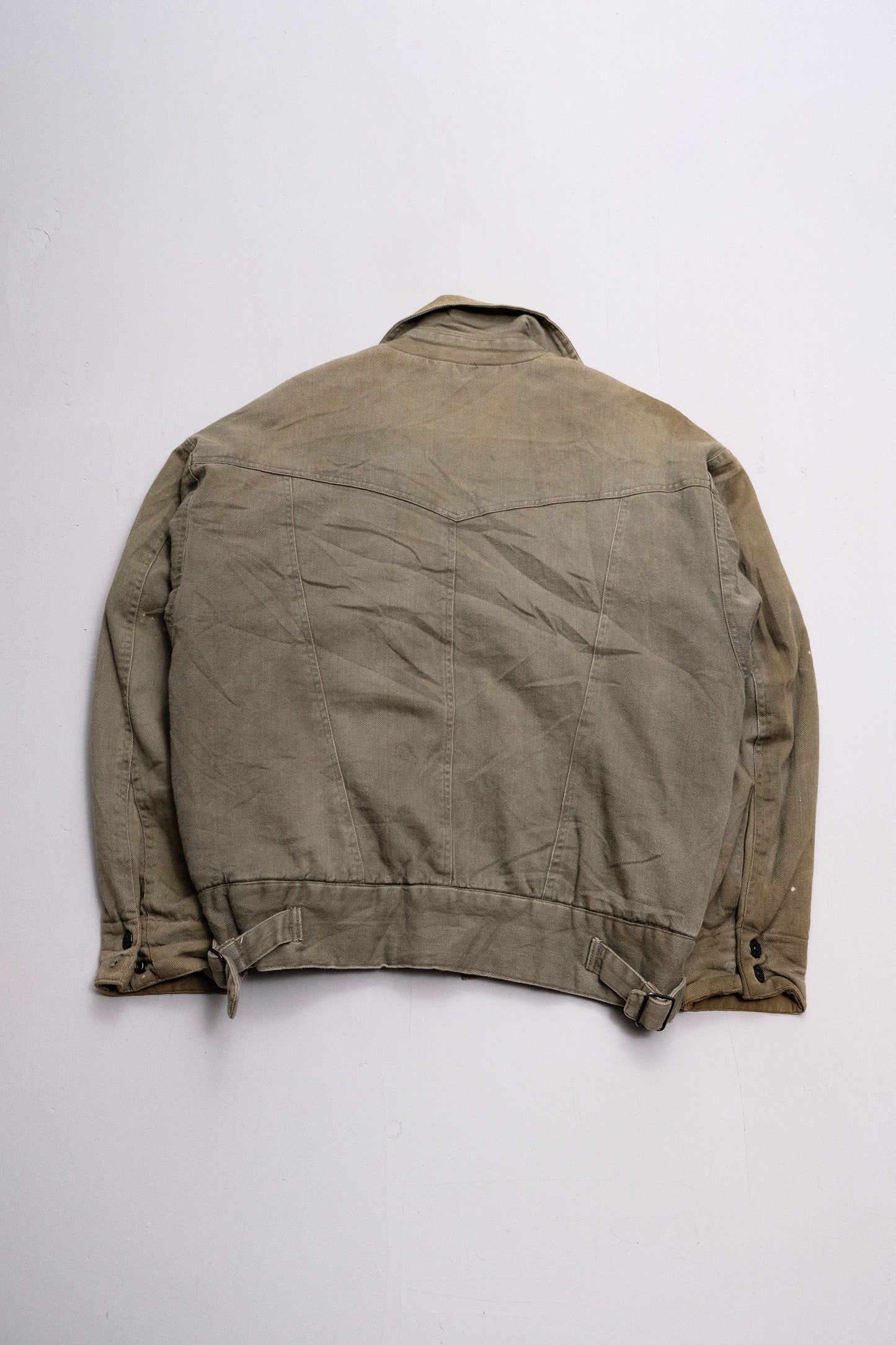 Haeavy Cotton Bomber Flight Jacket