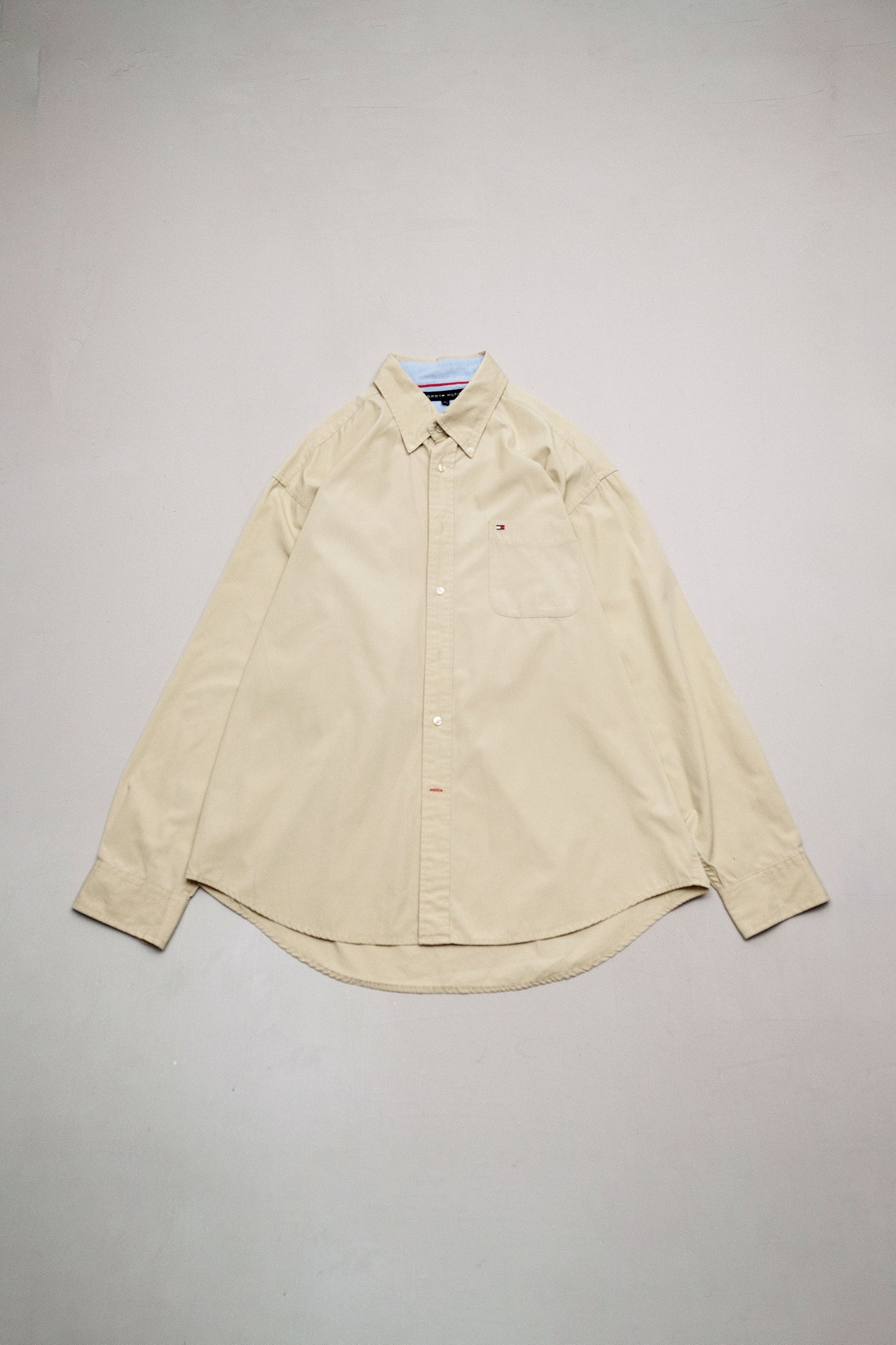 Cream Shirt — Tommy Hilfiger — XL