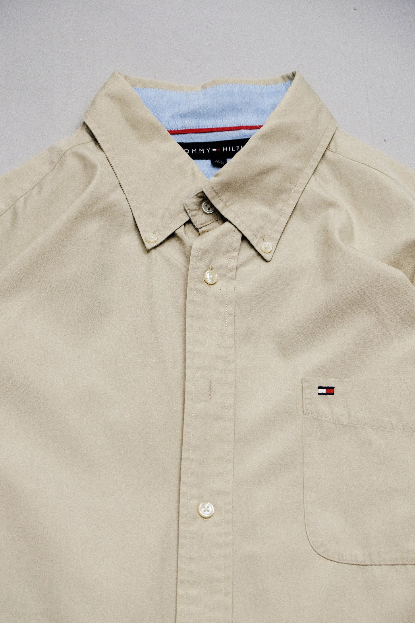 Cream Shirt — Tommy Hilfiger — XL