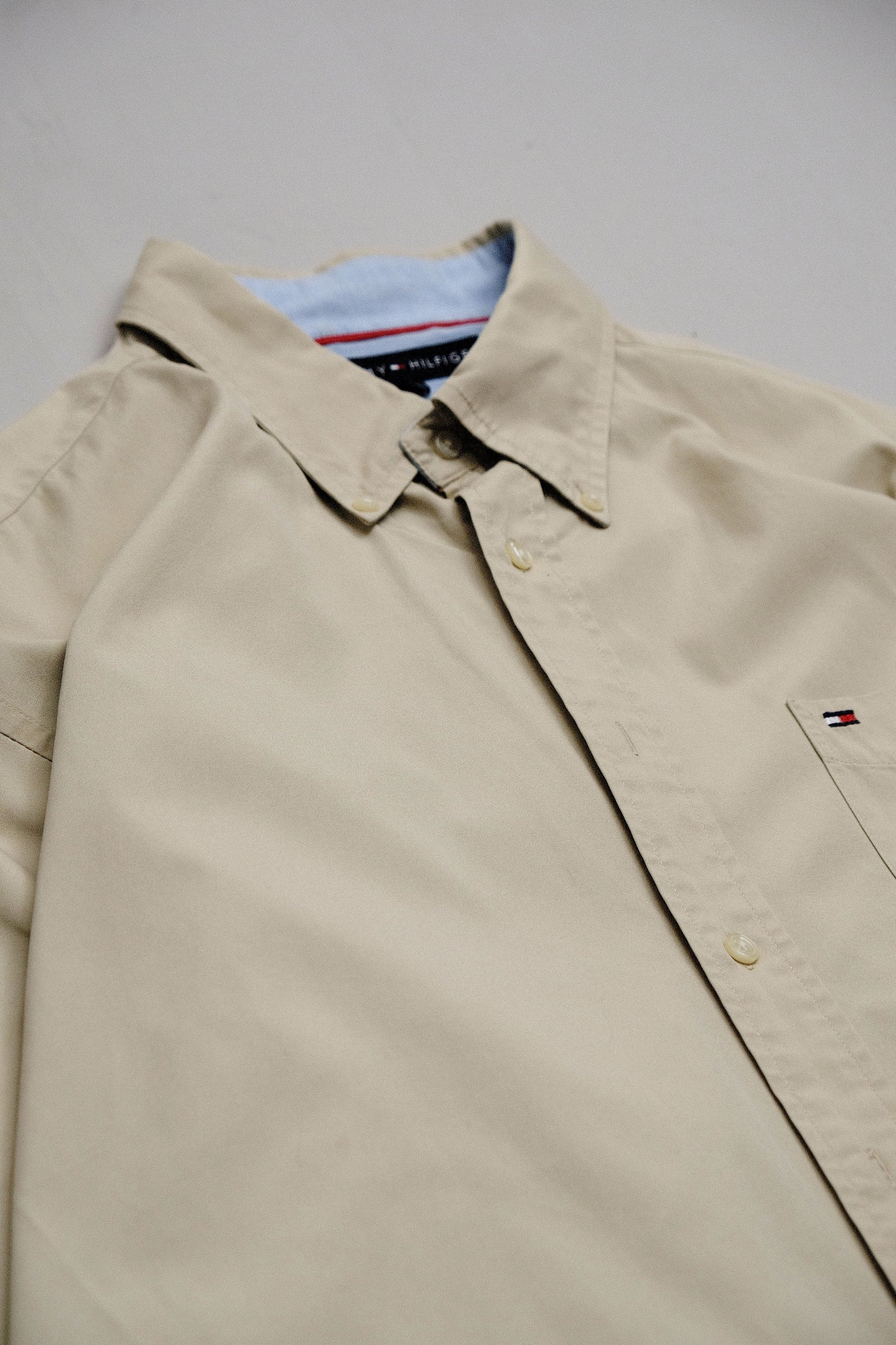 Cream Shirt — Tommy Hilfiger — XL