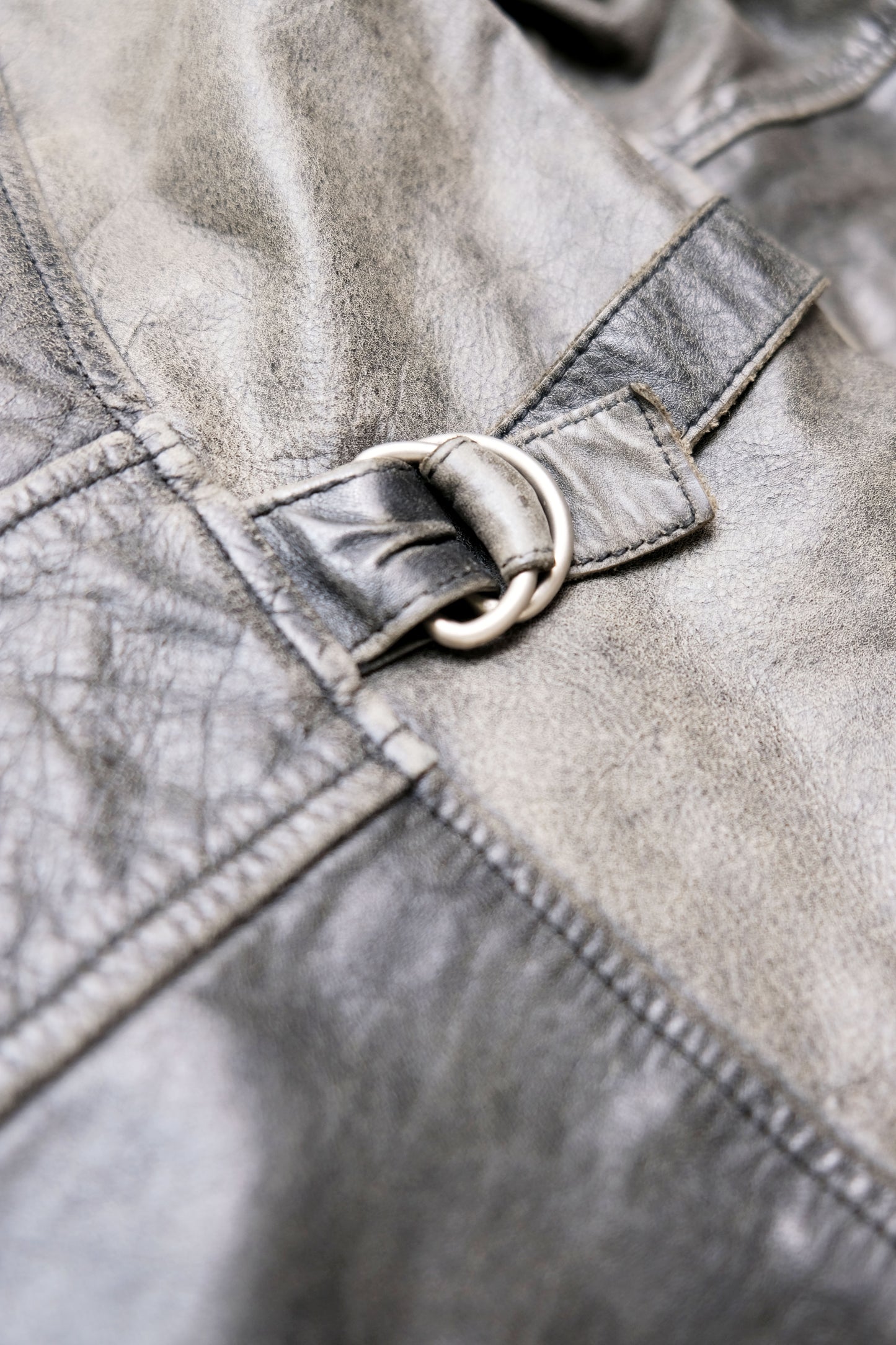 Leather Jacket — Biker Style — Stefanel