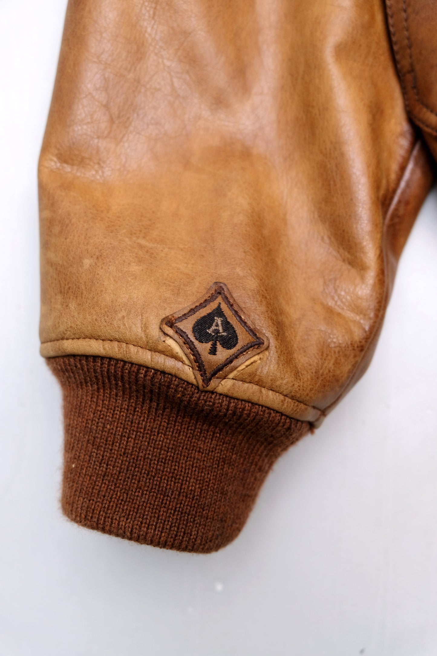 Caramel Leather Jacket — Bomber Style — Belstaff