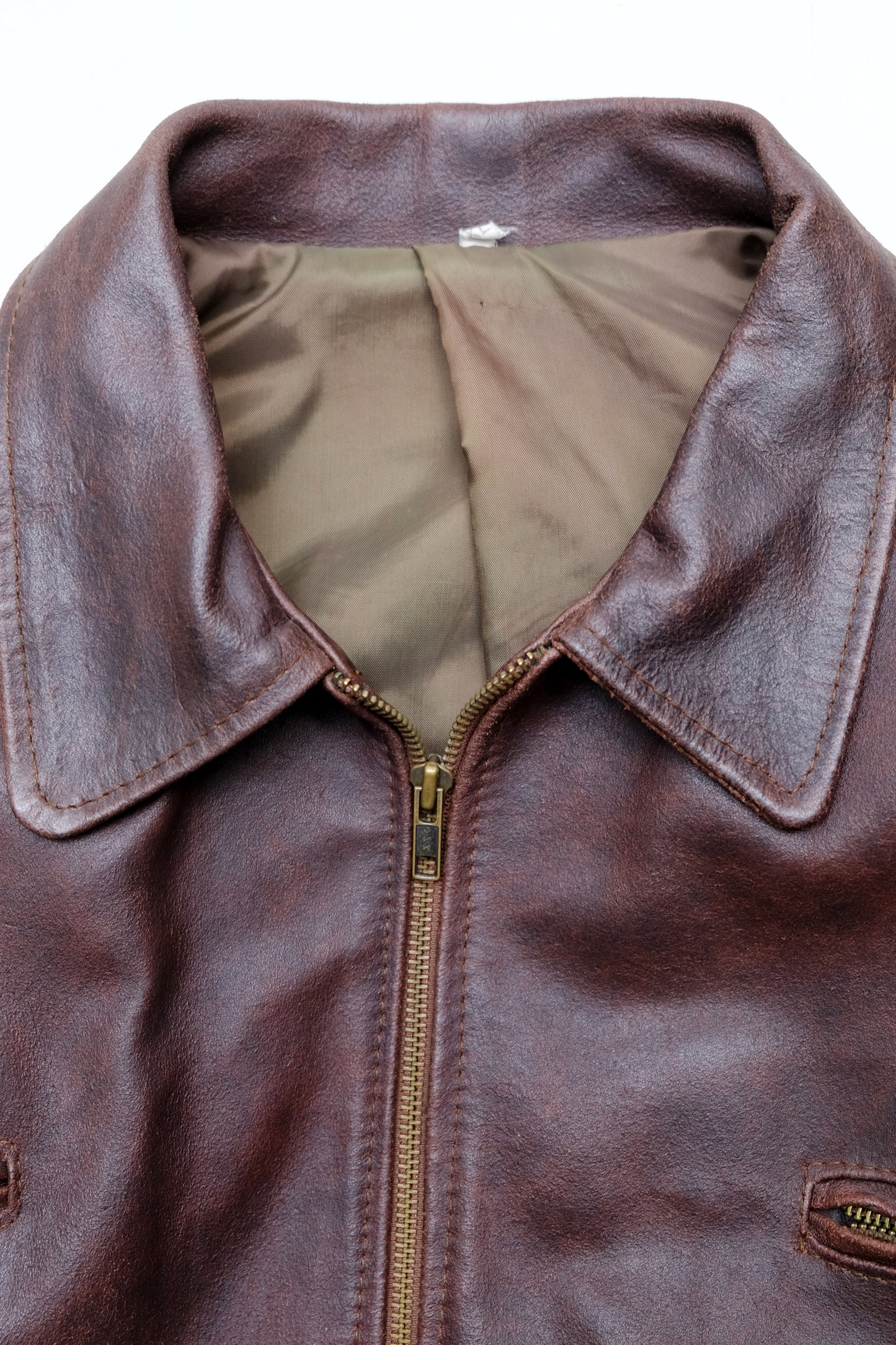 Burgundy Leather Jacket — Clean Design