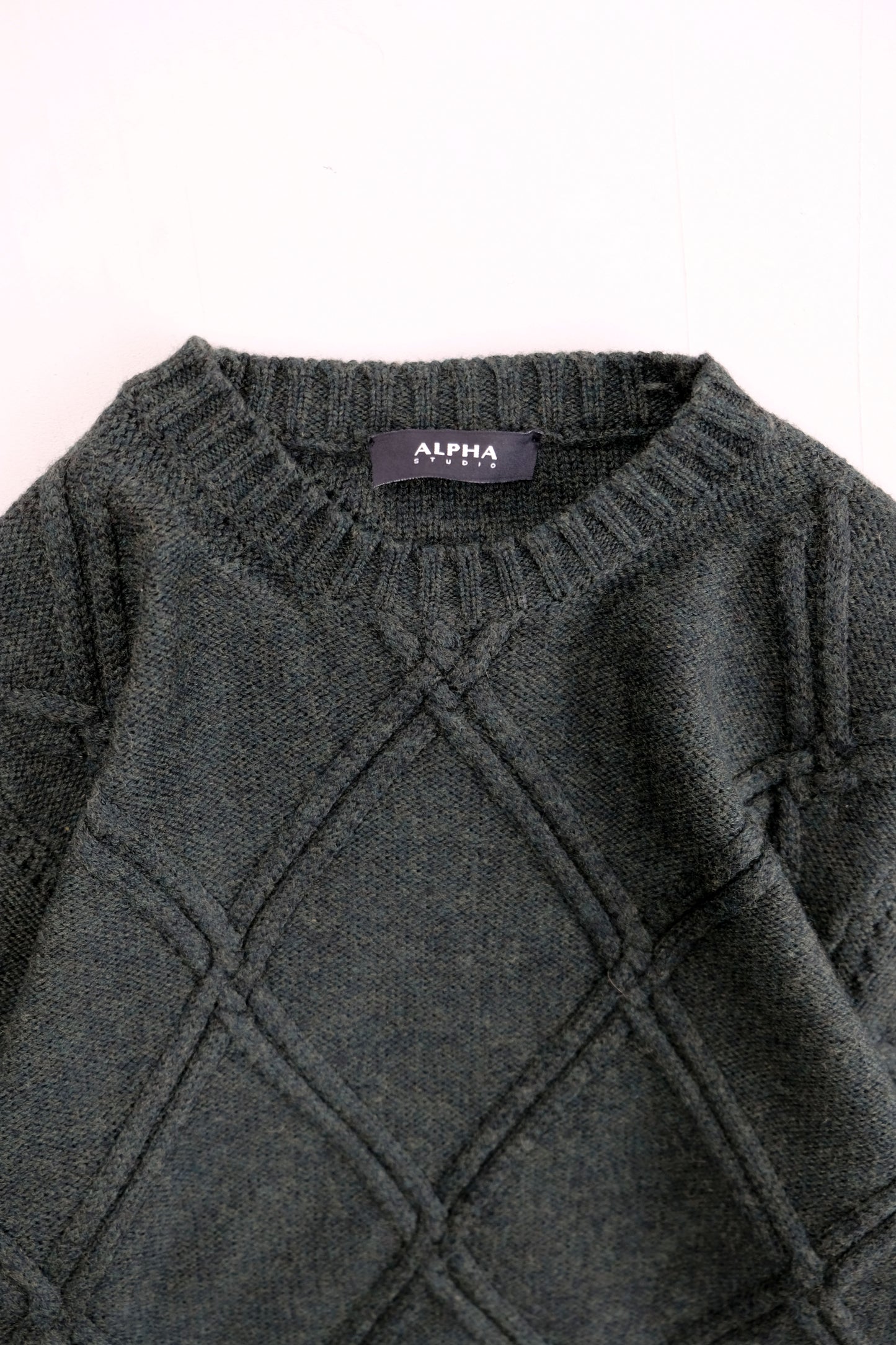 Dark Green Sweater — Alpha Studio