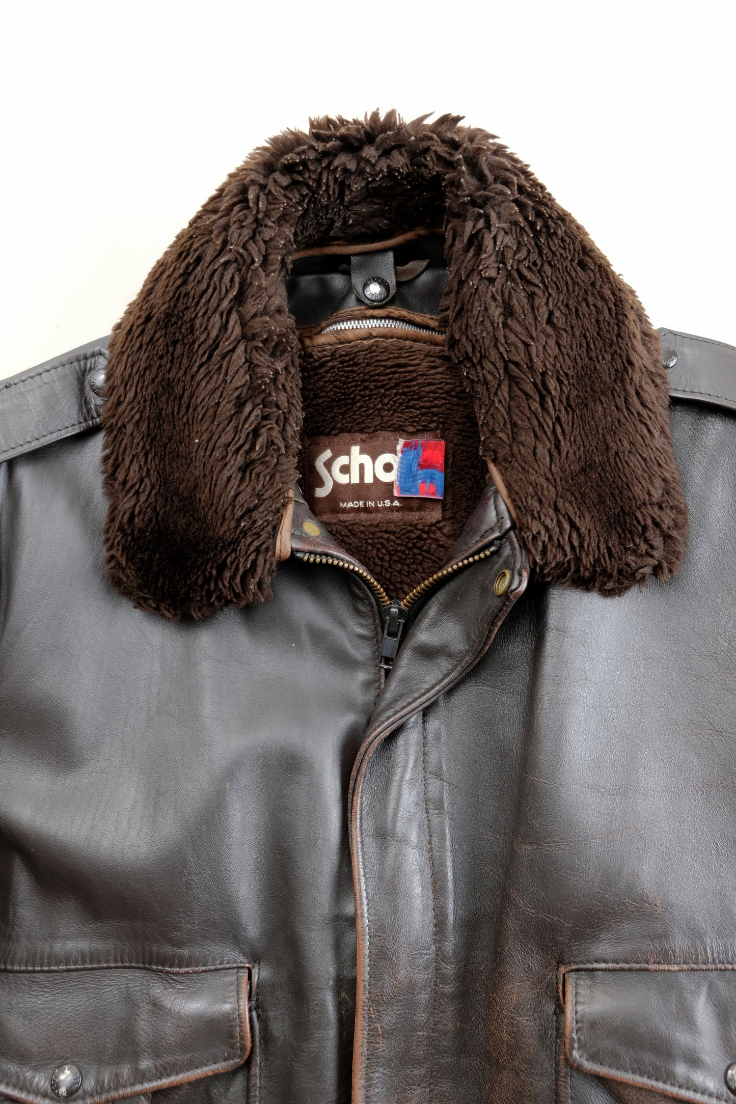 Aviator Leather Jacket — Schott