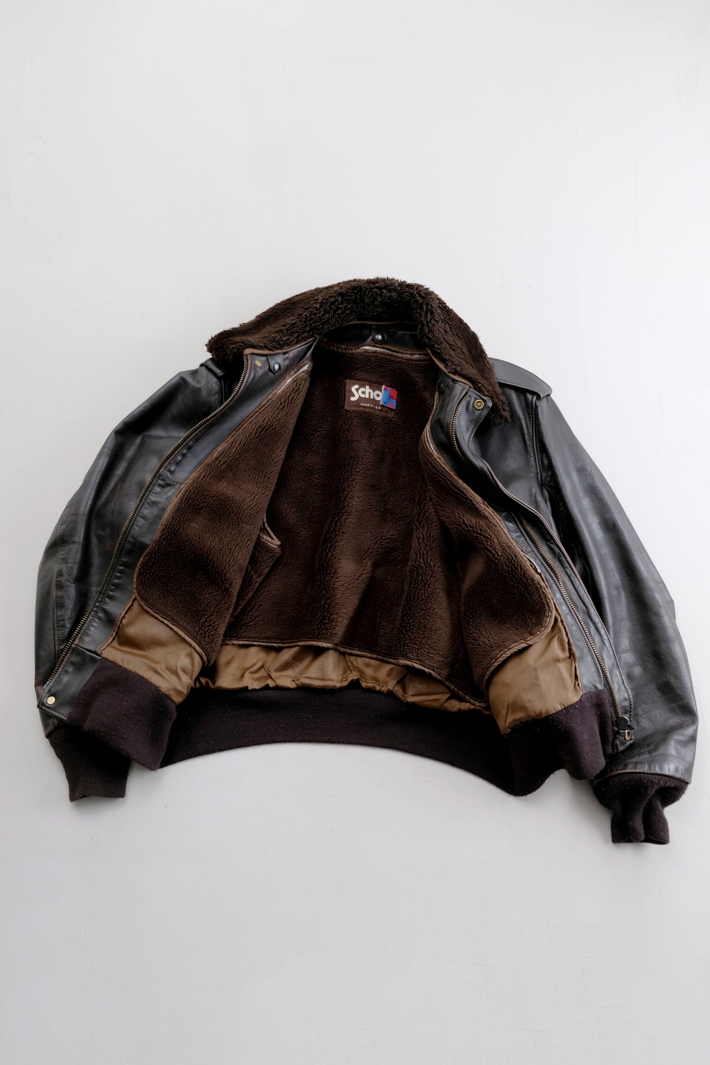 Aviator Leather Jacket — Schott