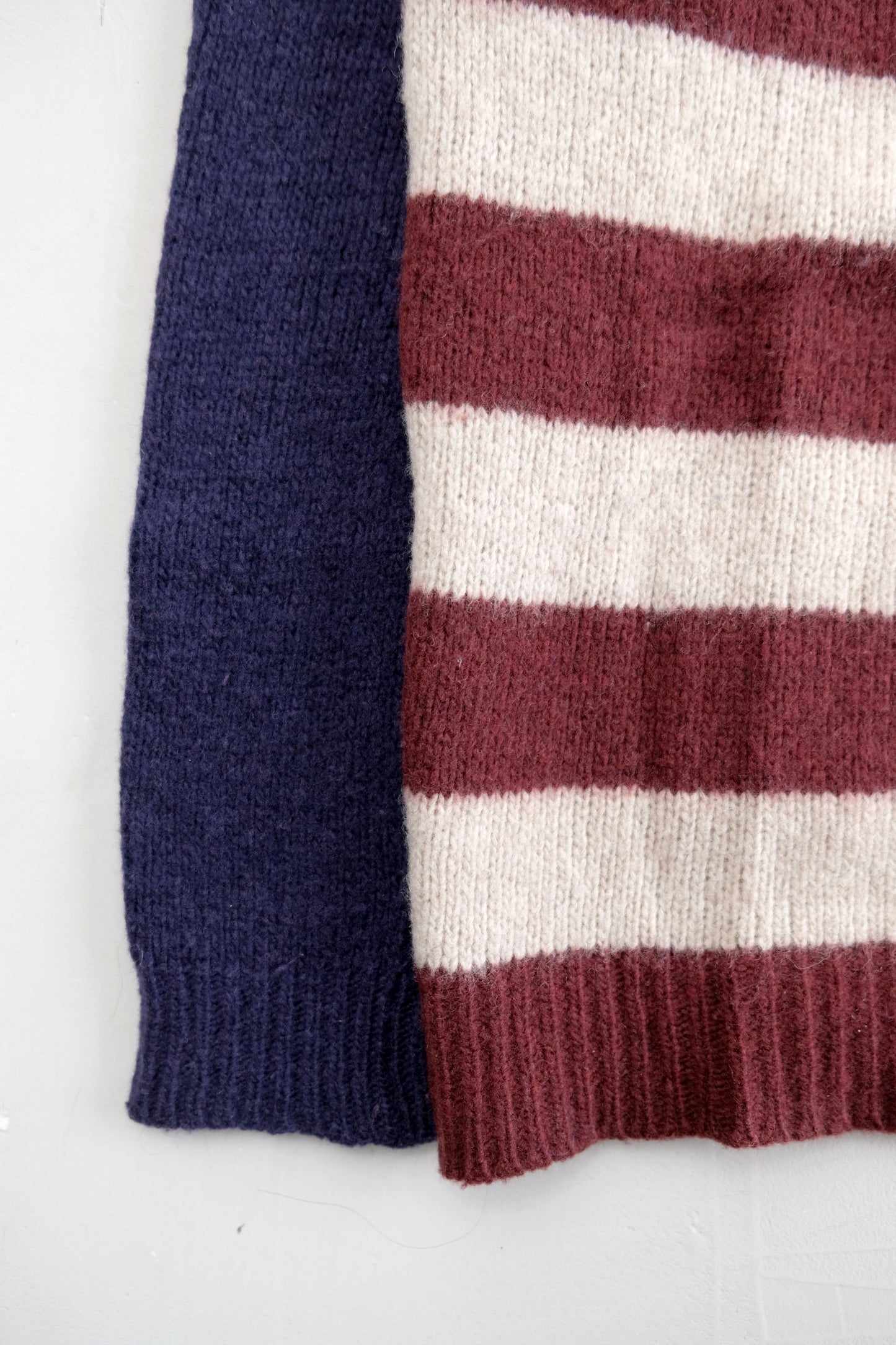 Stripes Cream,Blue&red Sweater — Woolrich