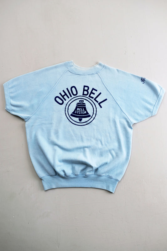 1970's Vintage Crewneck Flocked Graphic — Ohio Bell