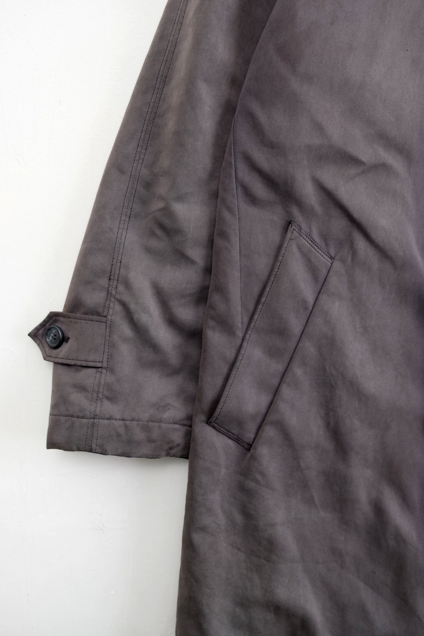 Antracite Padded Trench — Corneliani