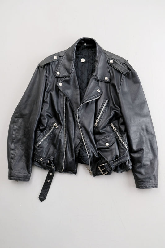 Leather Jacket Perfect Styke — Made in Italy