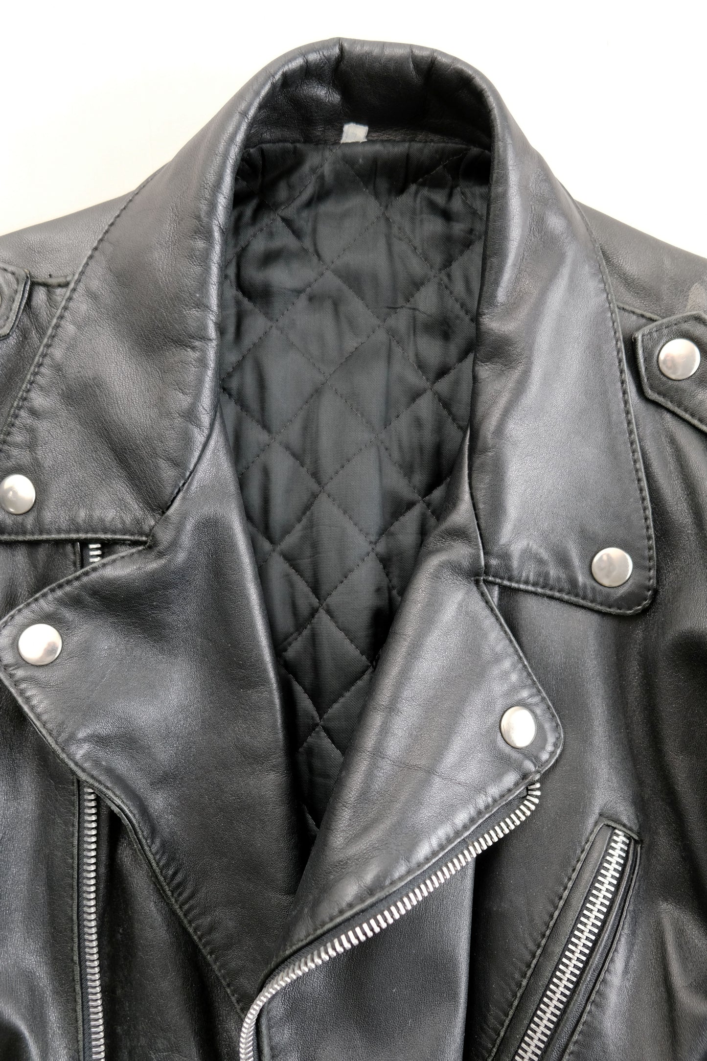 Leather Jacket Perfect Styke — Made in Italy