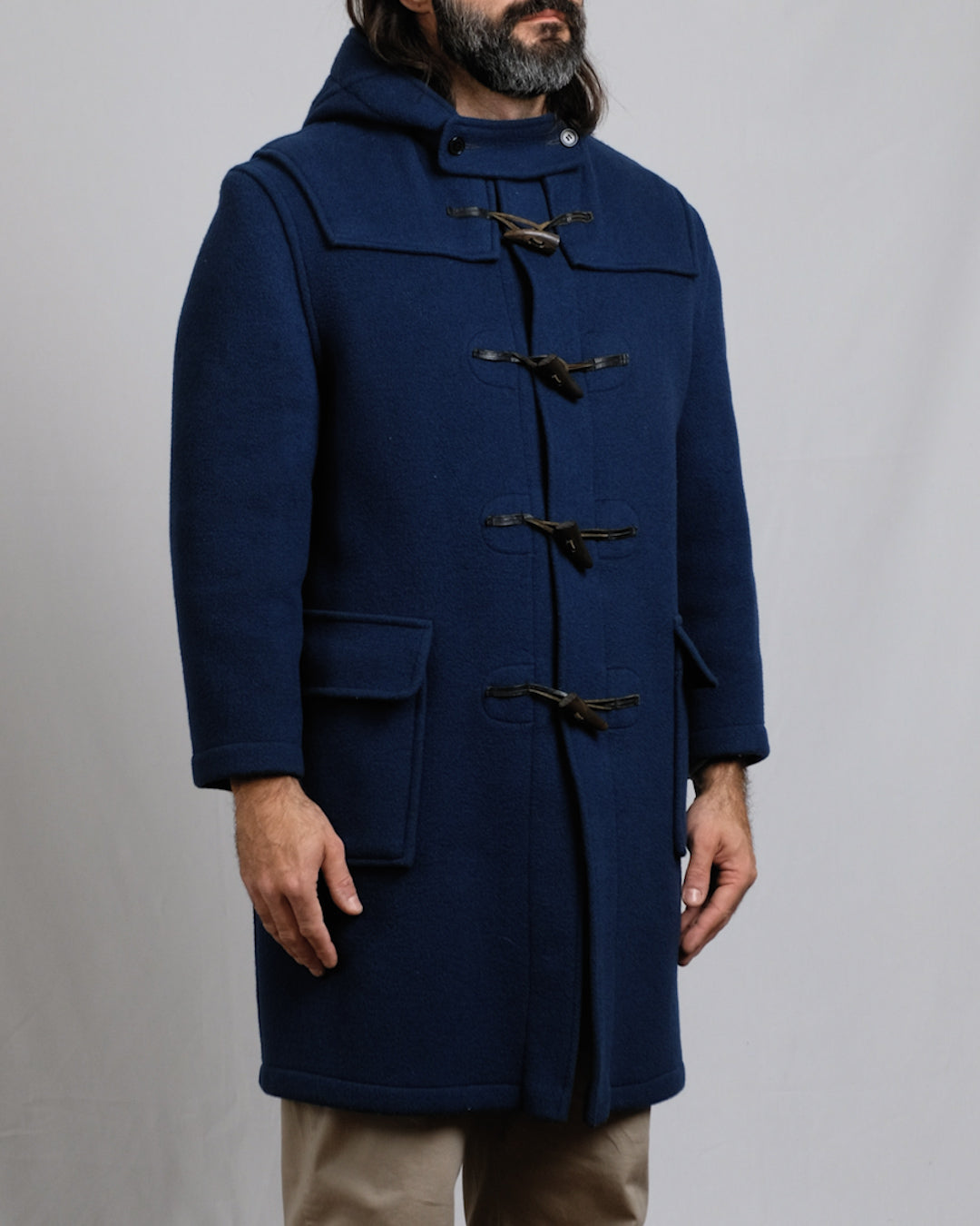 Blue Gloverall Dufflecoat