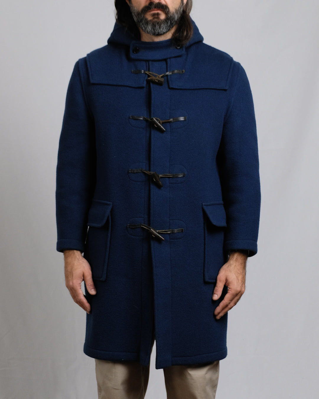 Blue Gloverall Dufflecoat