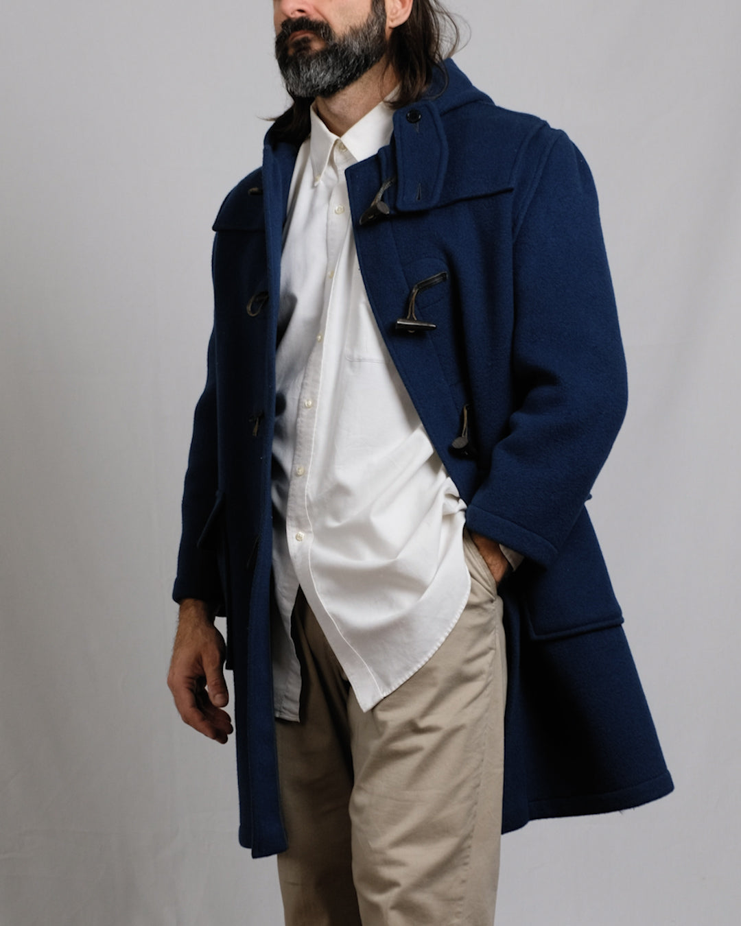 Blue Gloverall Dufflecoat