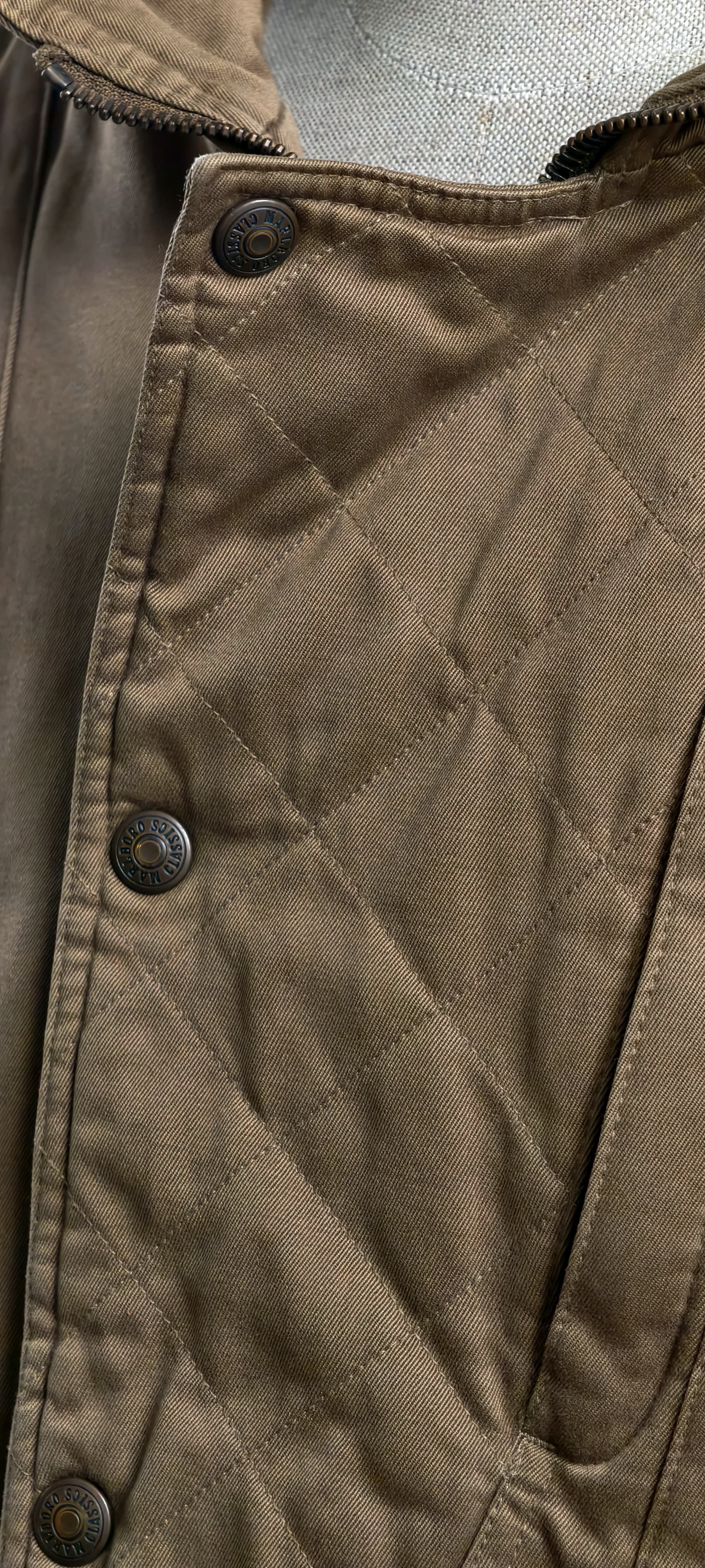 Vintage Bomber Aviator Heavy Jacket