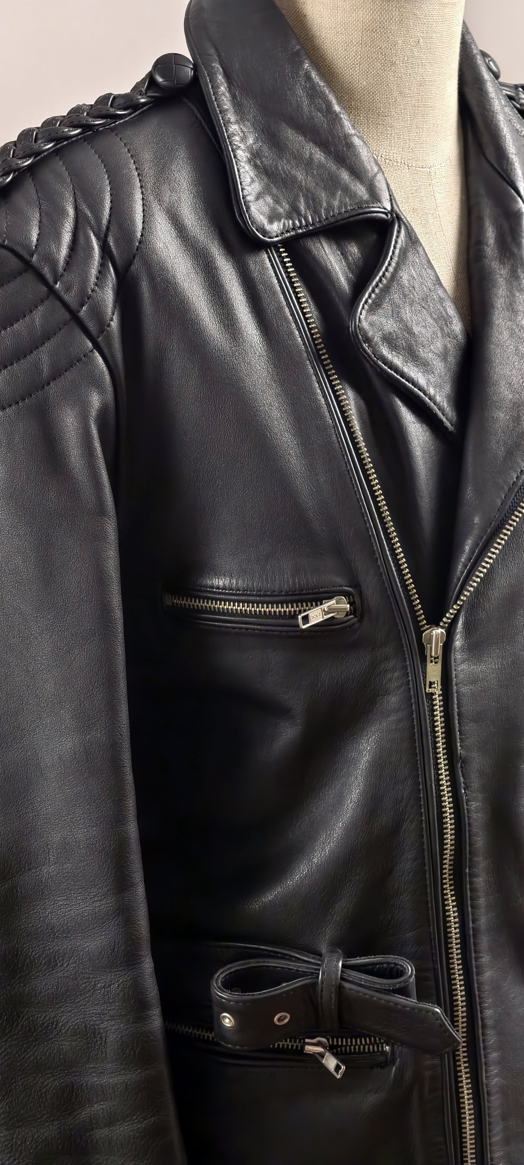 Leather Jacket Rider Style