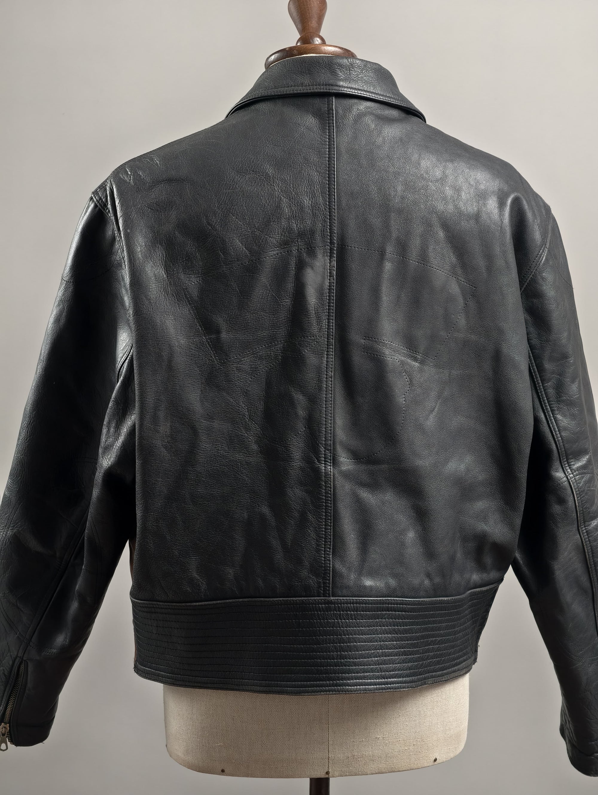 Leather Jacket Cafè Racer Style