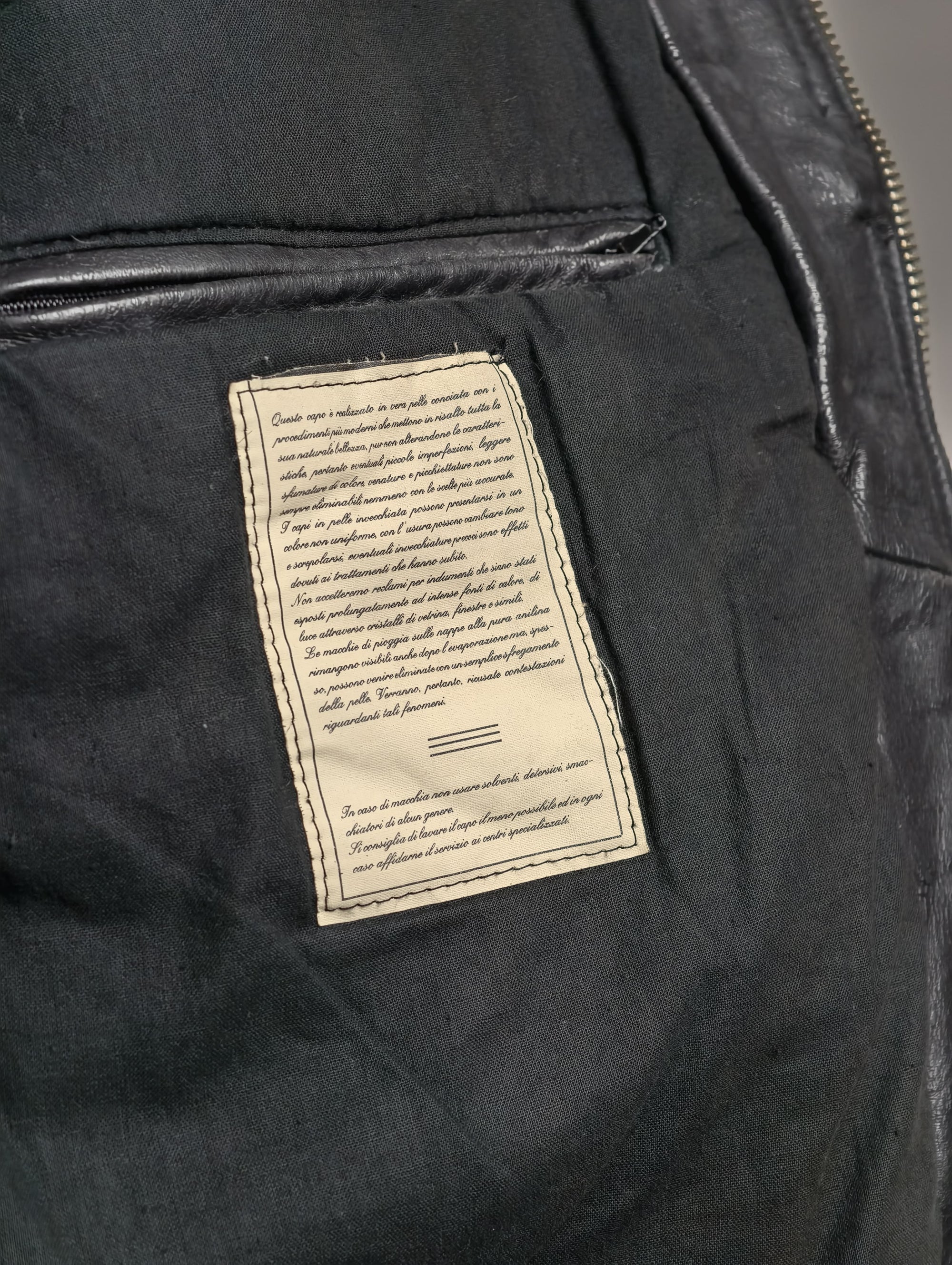 Leather Jacket Cafè Racer Style