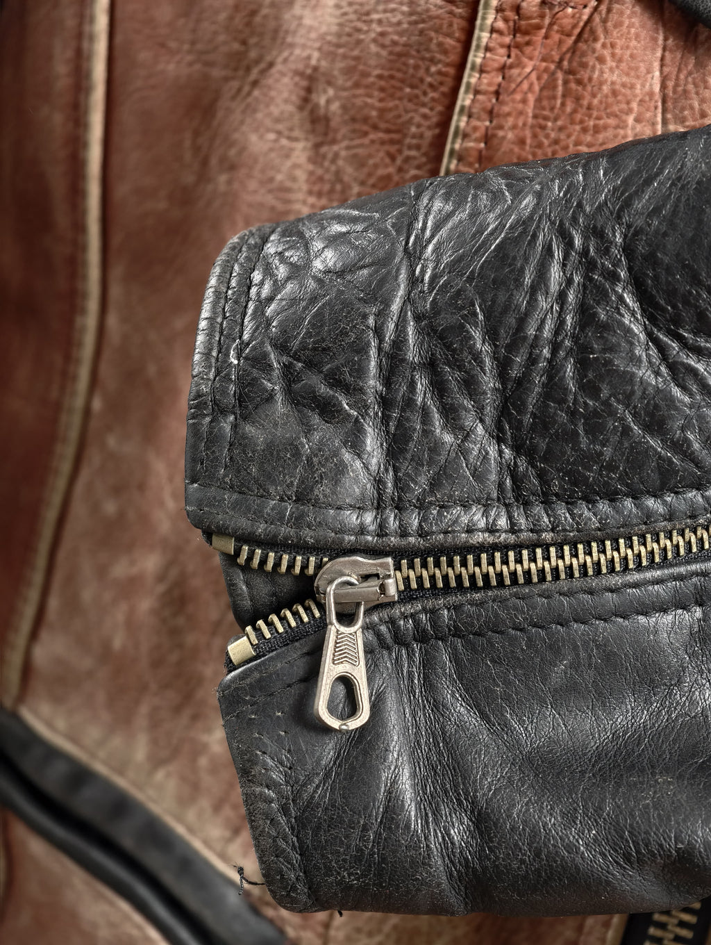 Leather Jacket Cafè Racer Style