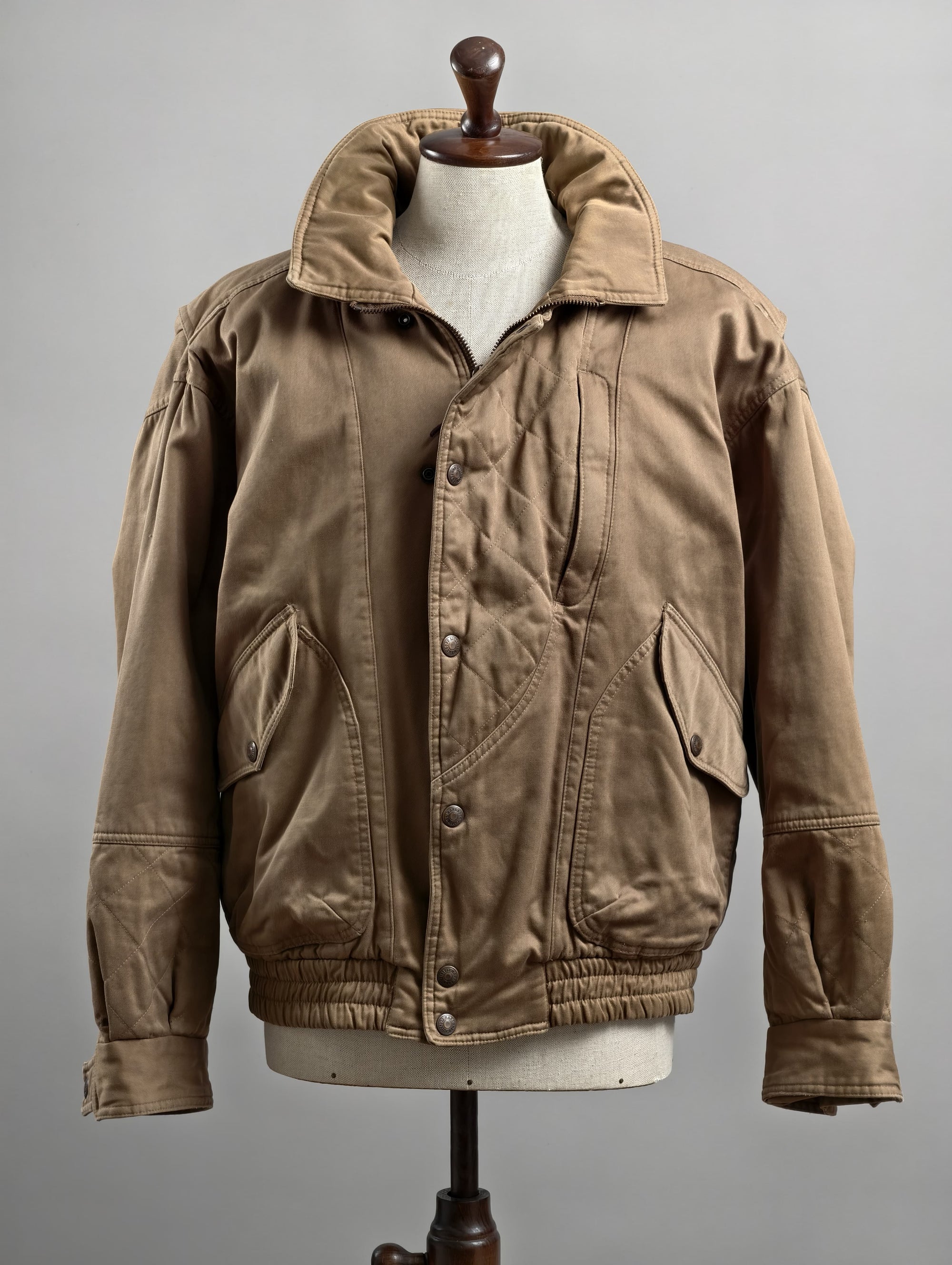 Vintage Bomber Aviator Heavy Jacket