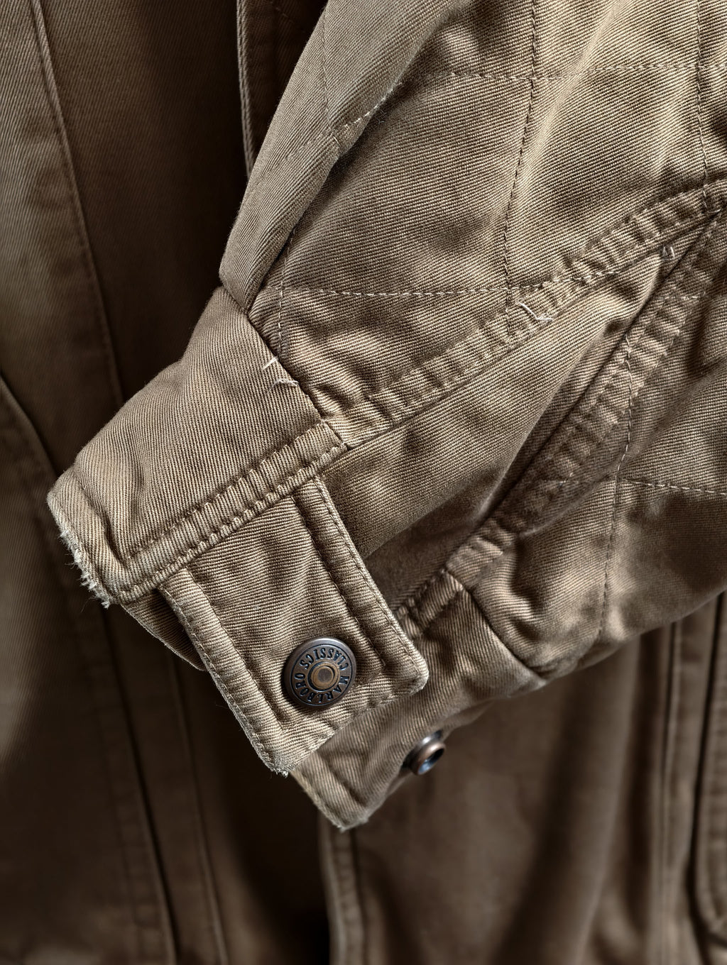 Vintage Bomber Aviator Heavy Jacket