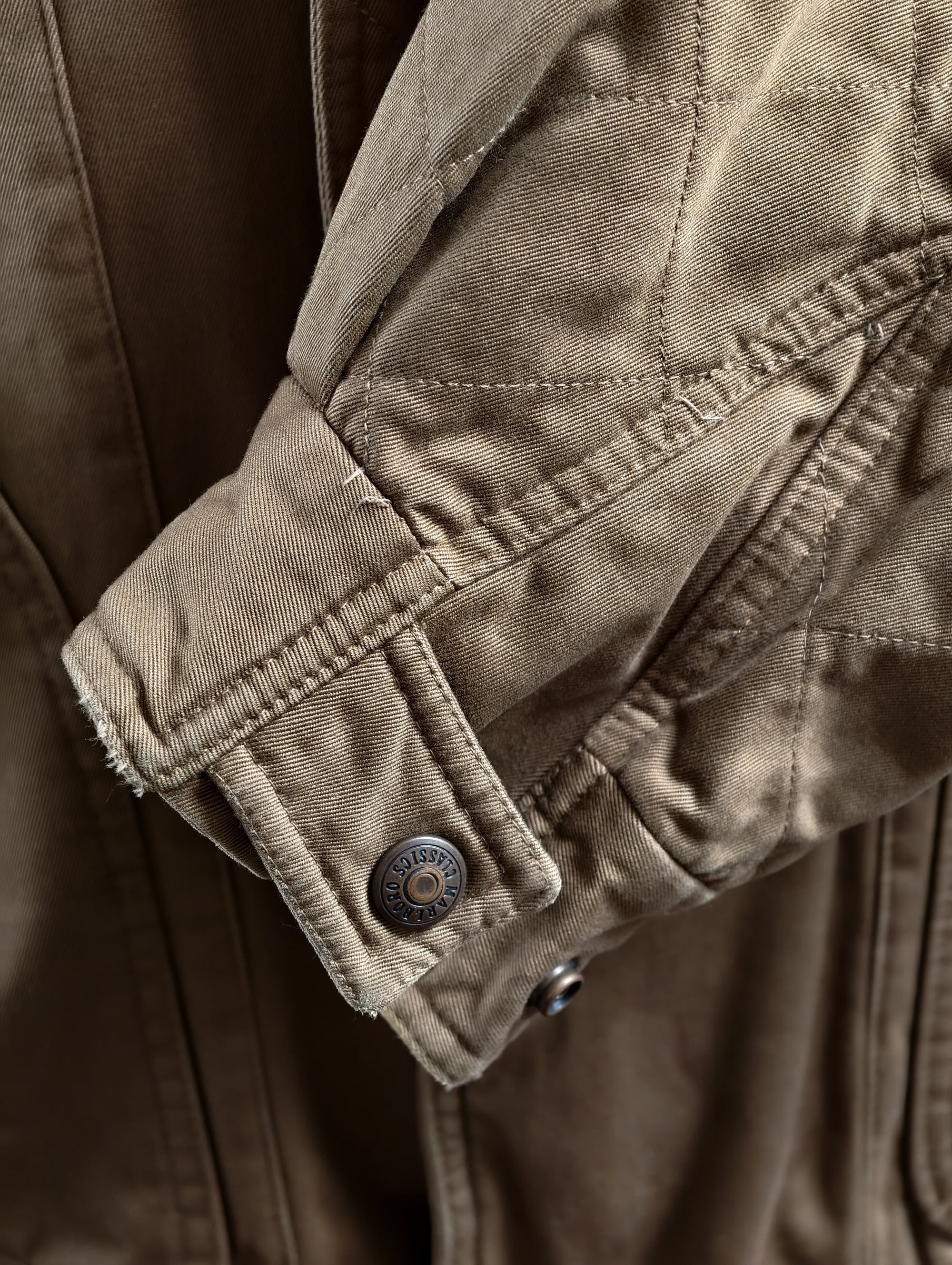 Vintage Bomber Aviator Heavy Jacket