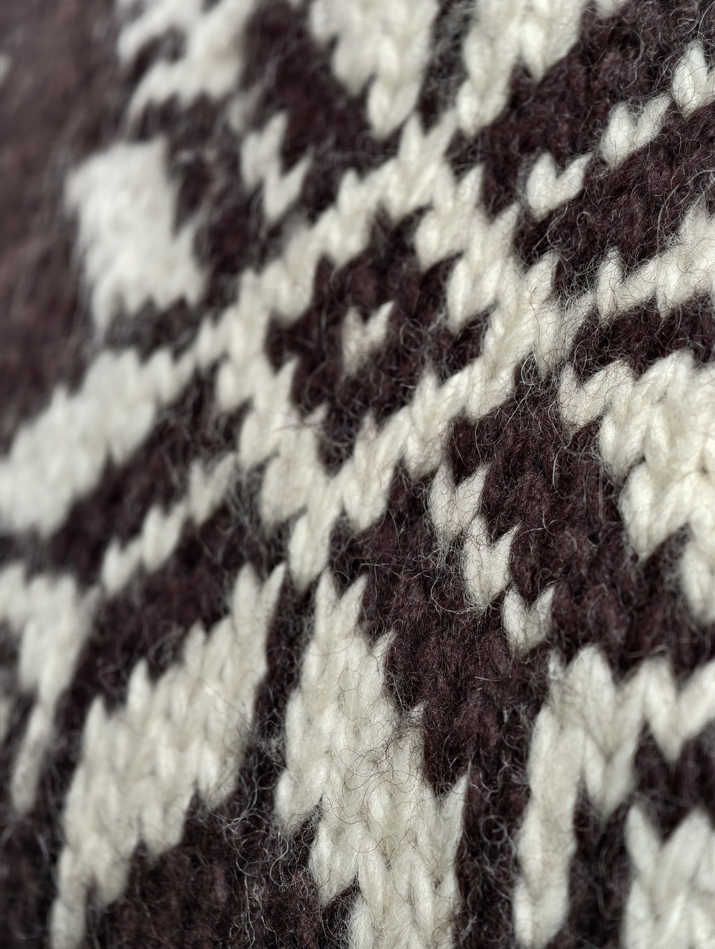 Vintage Hand-knitted Heavy Nordic Style Sweater