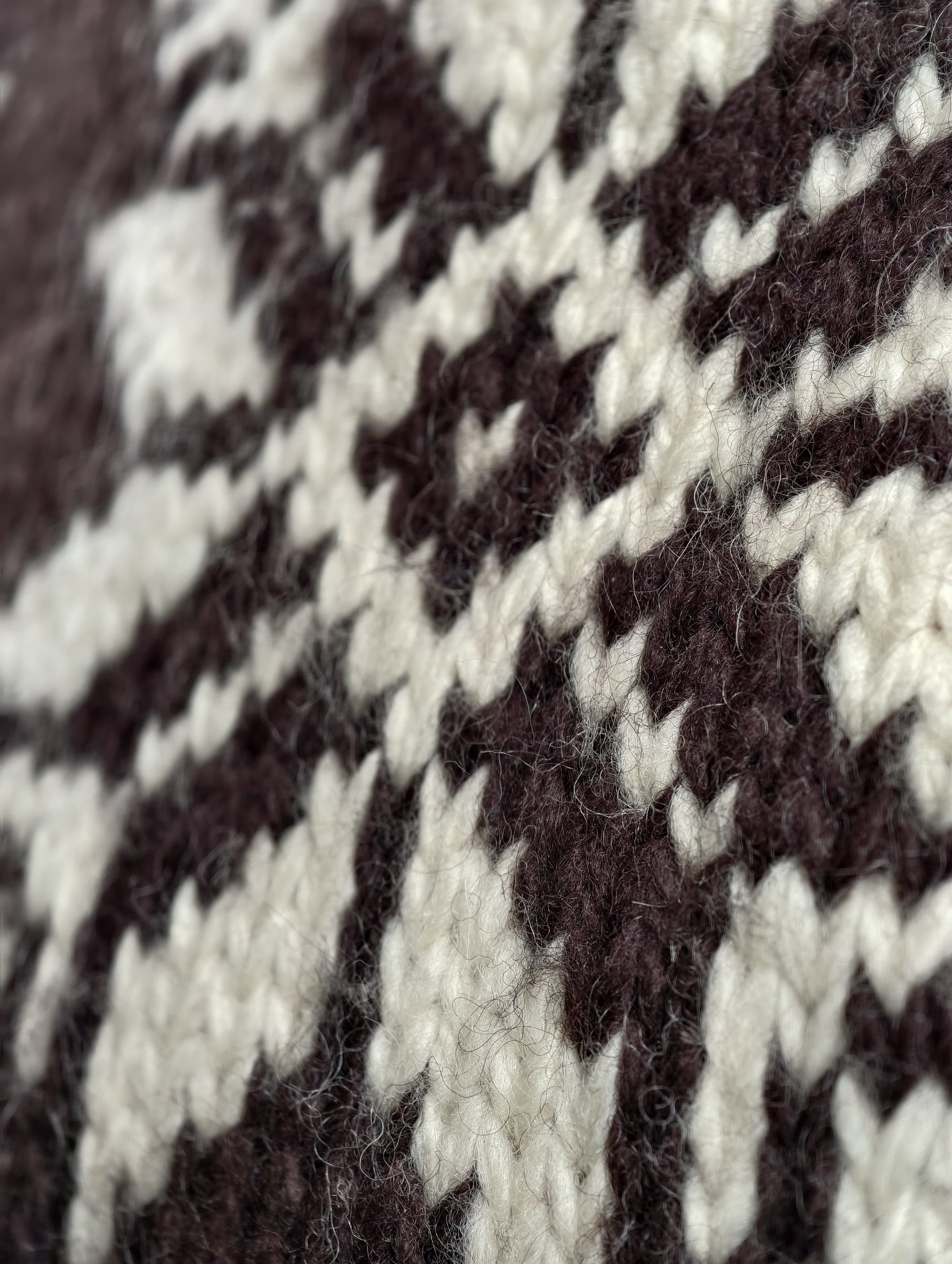 Vintage Hand-knitted Heavy Nordic Style Sweater