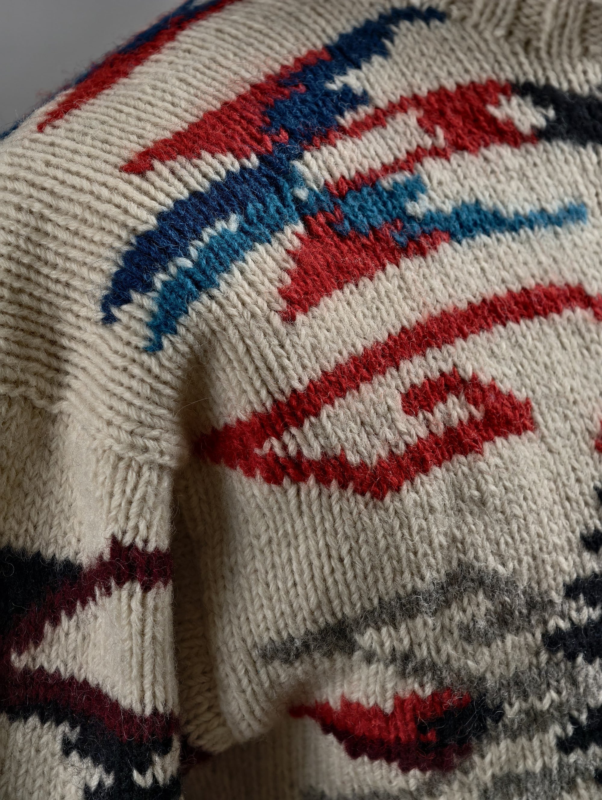 Hand Knit Navajo 100% Wool Ralph Lauren Sweater
