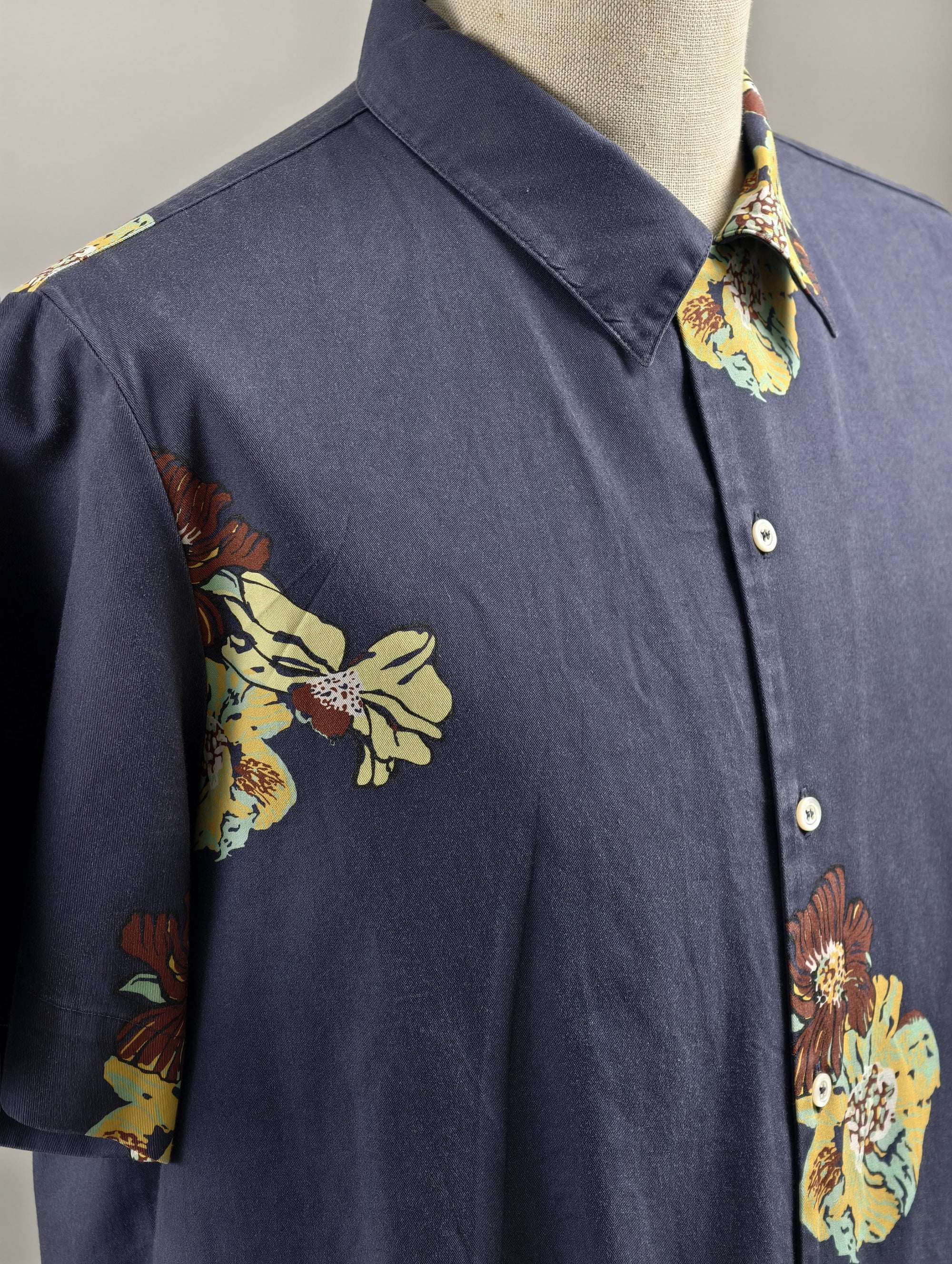 A.P.C. Floral Shirt — Thick Cotton