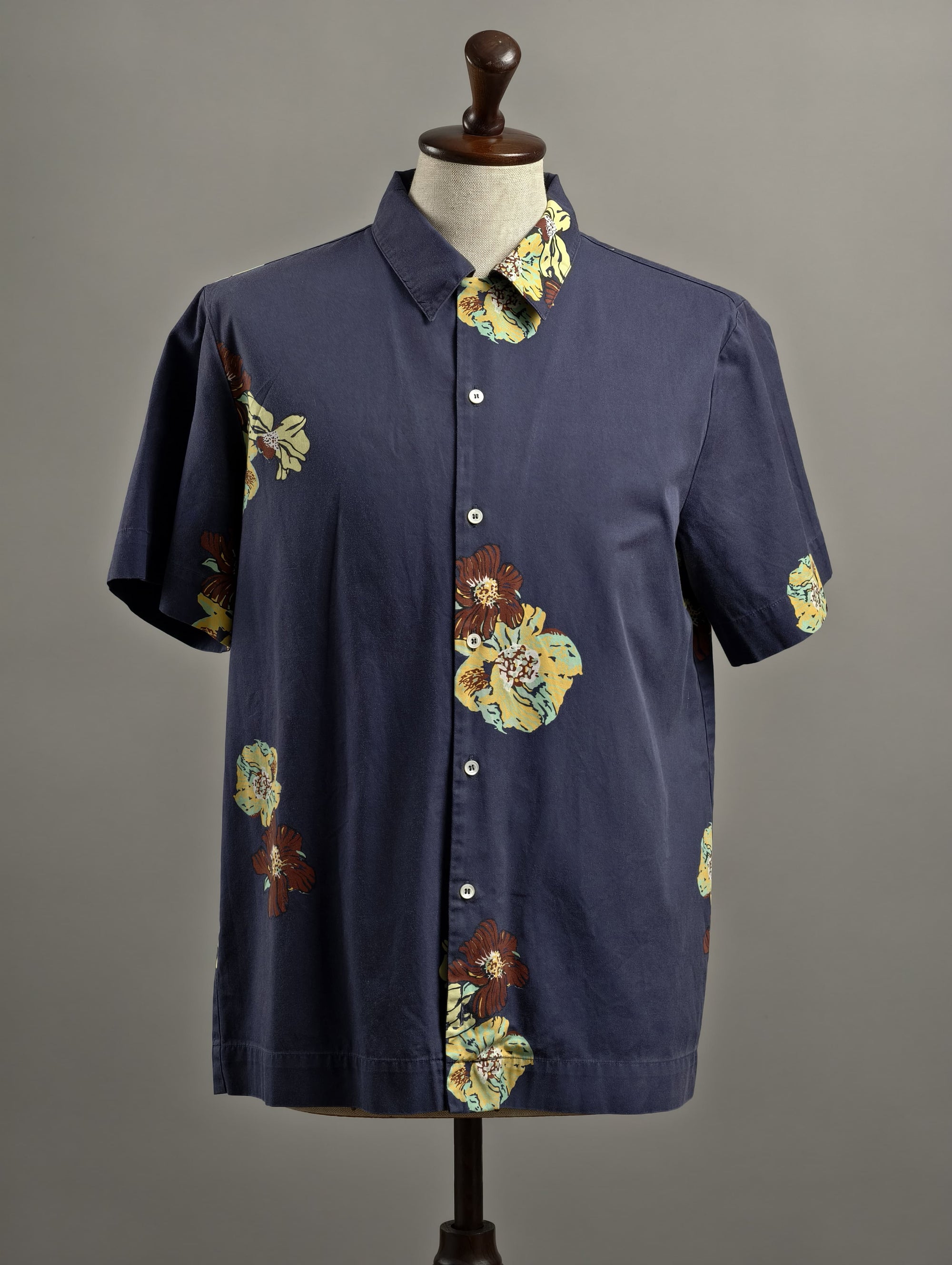 A.P.C. Floral Shirt — Thick Cotton