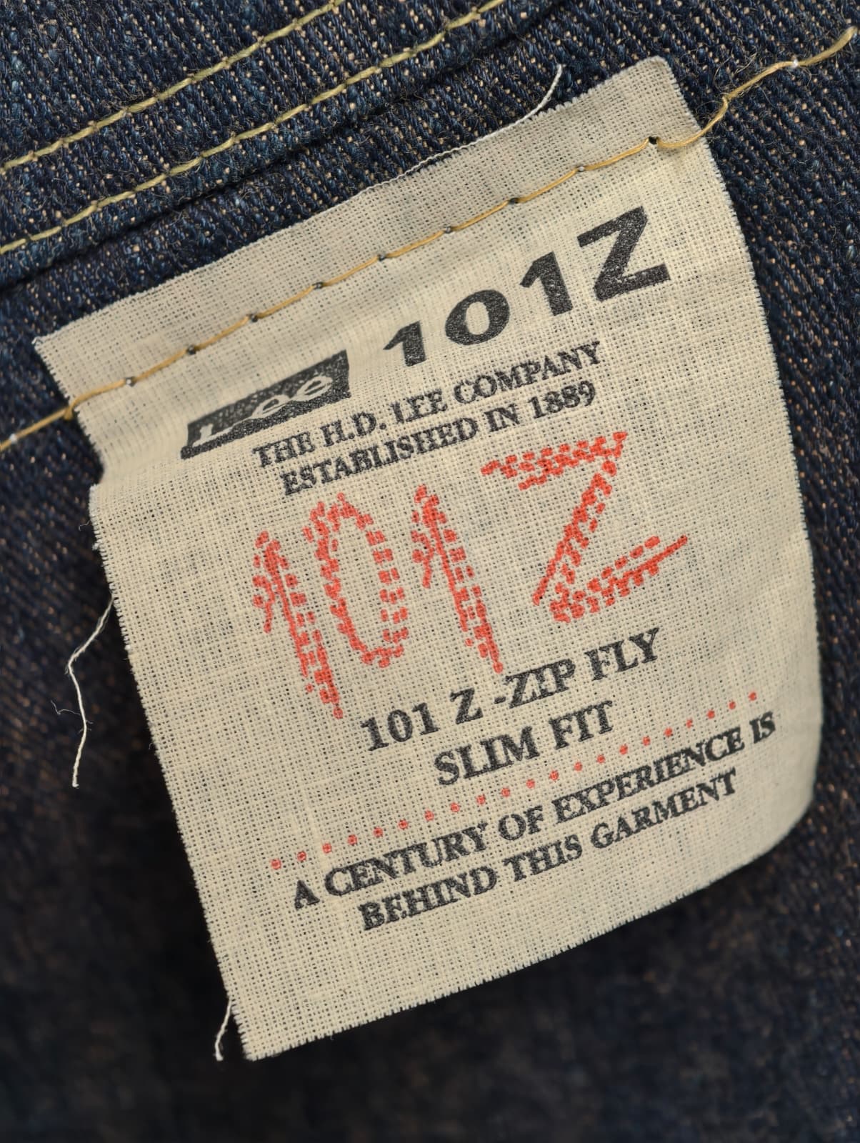 Lee 101 Selvedge Denim Jeans — 101 Z