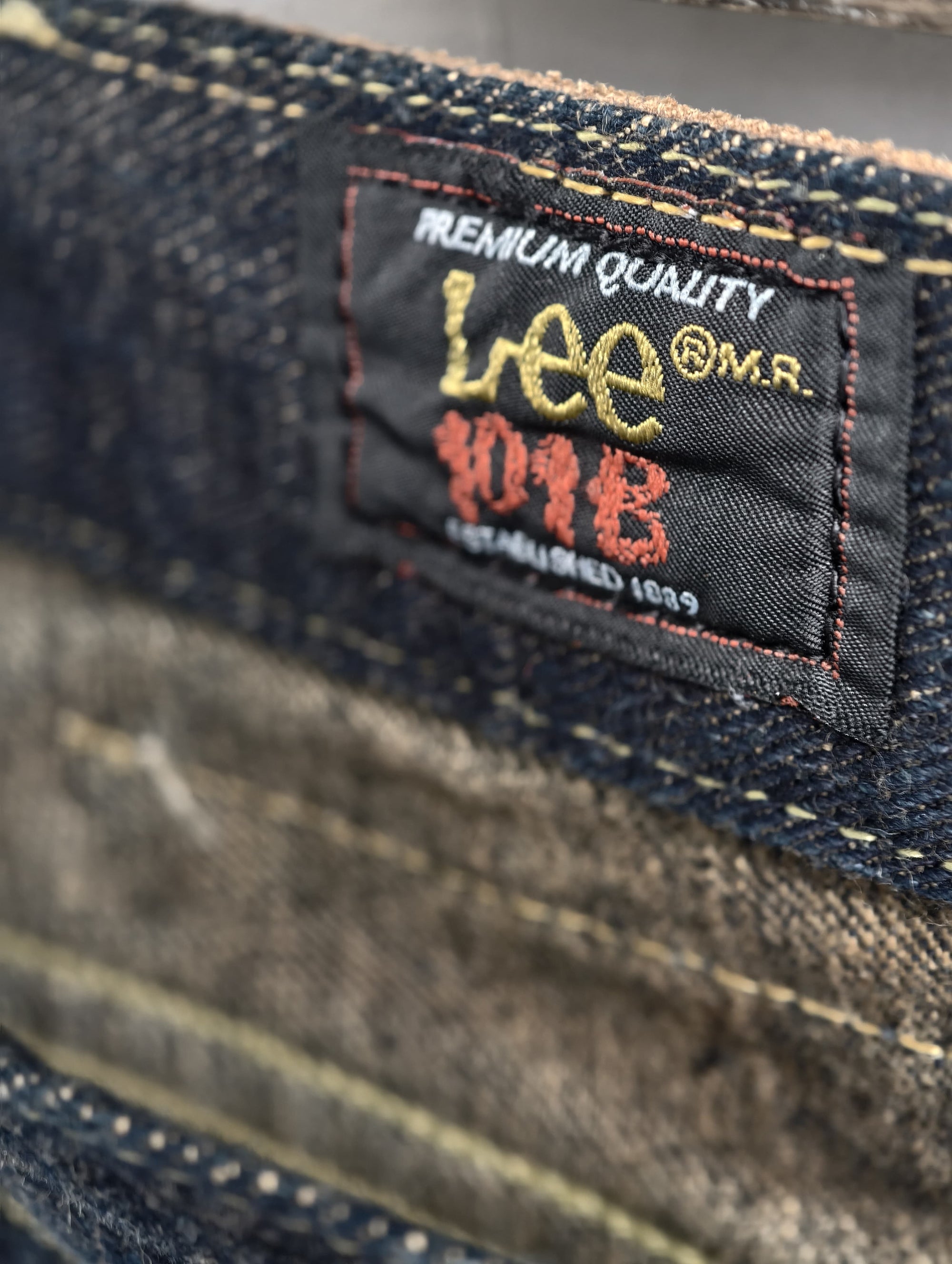 Lee 101 Selvedge Denim Jeans — 101 B Button Fly