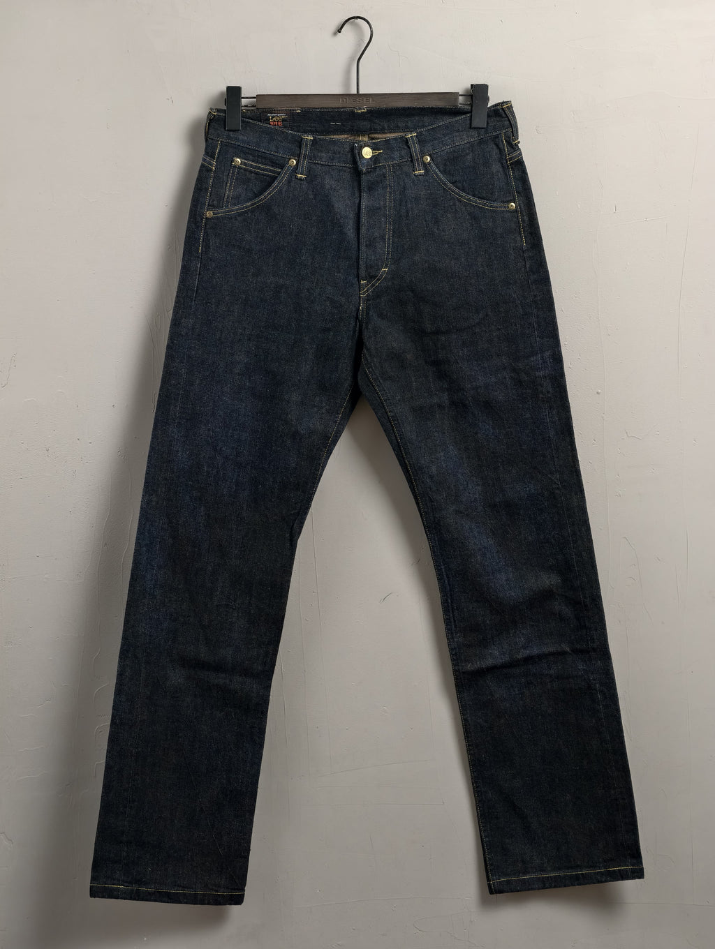 Lee 101 Selvedge Denim Jeans — 101 B Button Fly