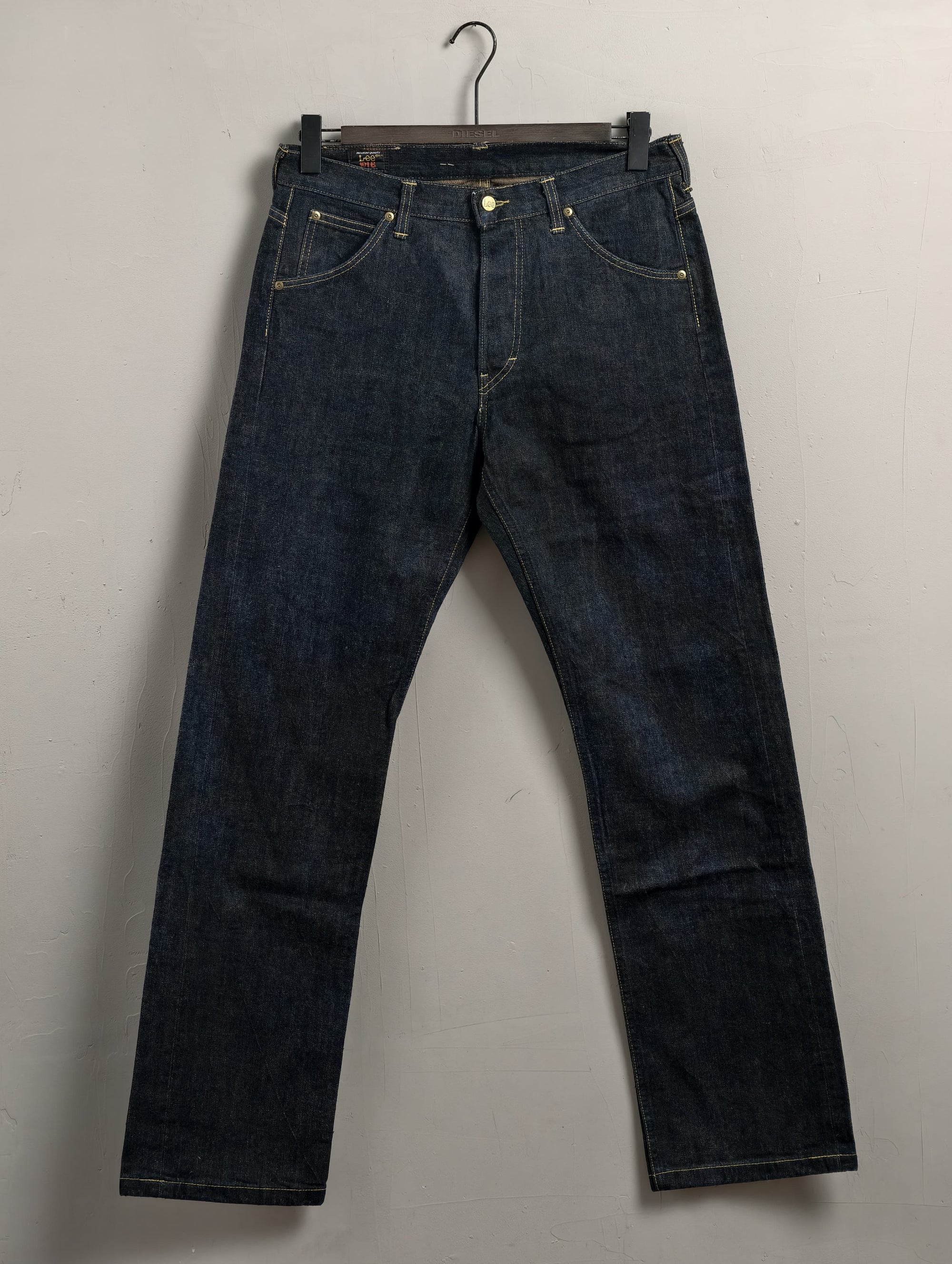 Lee 101 Selvedge Denim Jeans — 101 B Button Fly