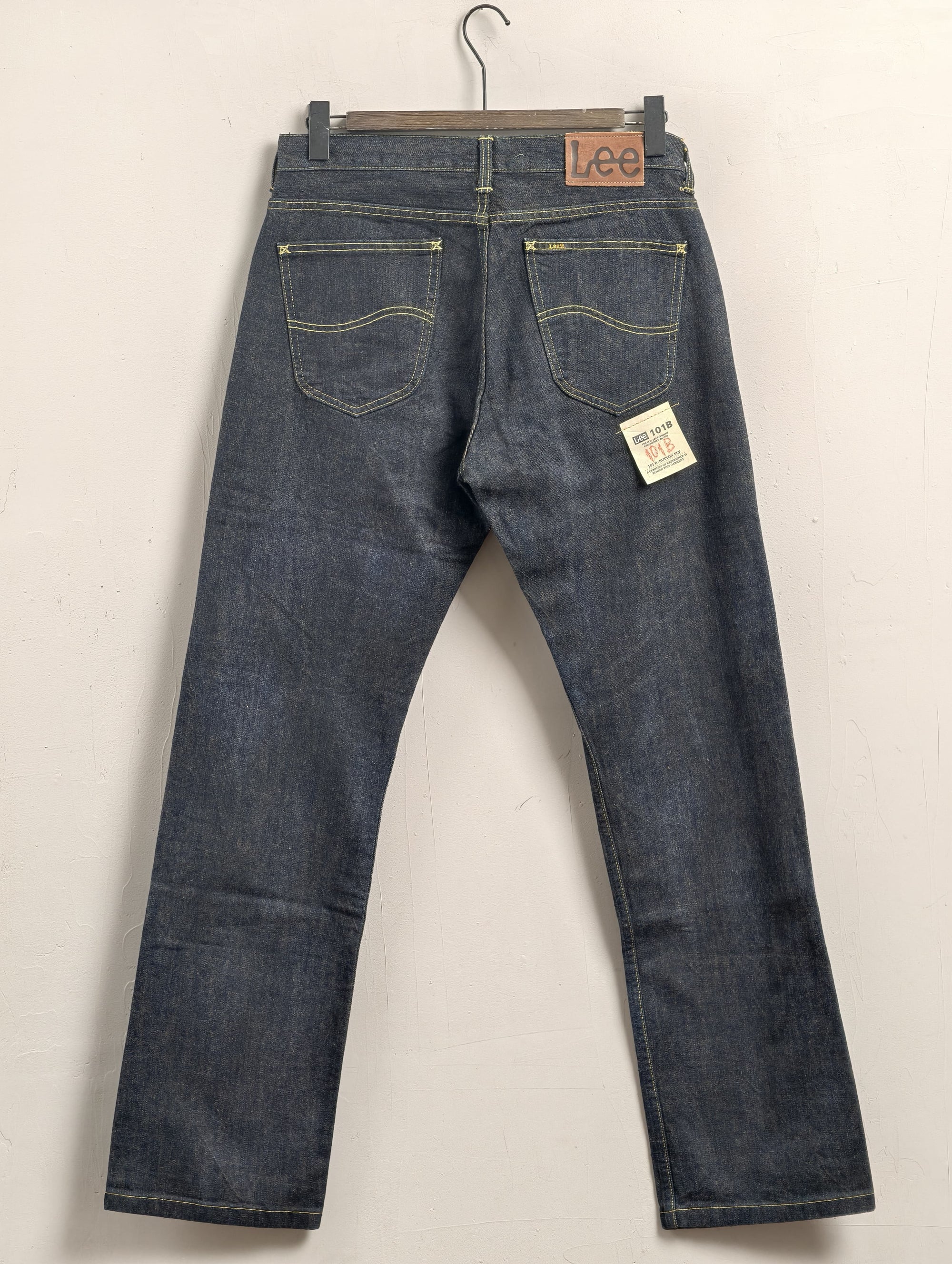 Lee 101 Selvedge Denim Jeans — 101 B Button Fly