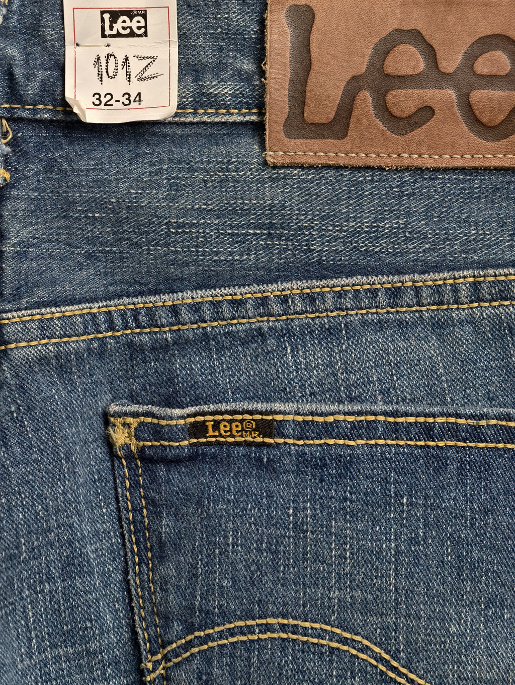 Lee 101 Selvedge Denim Jeans — 101 Z Streak Gazer