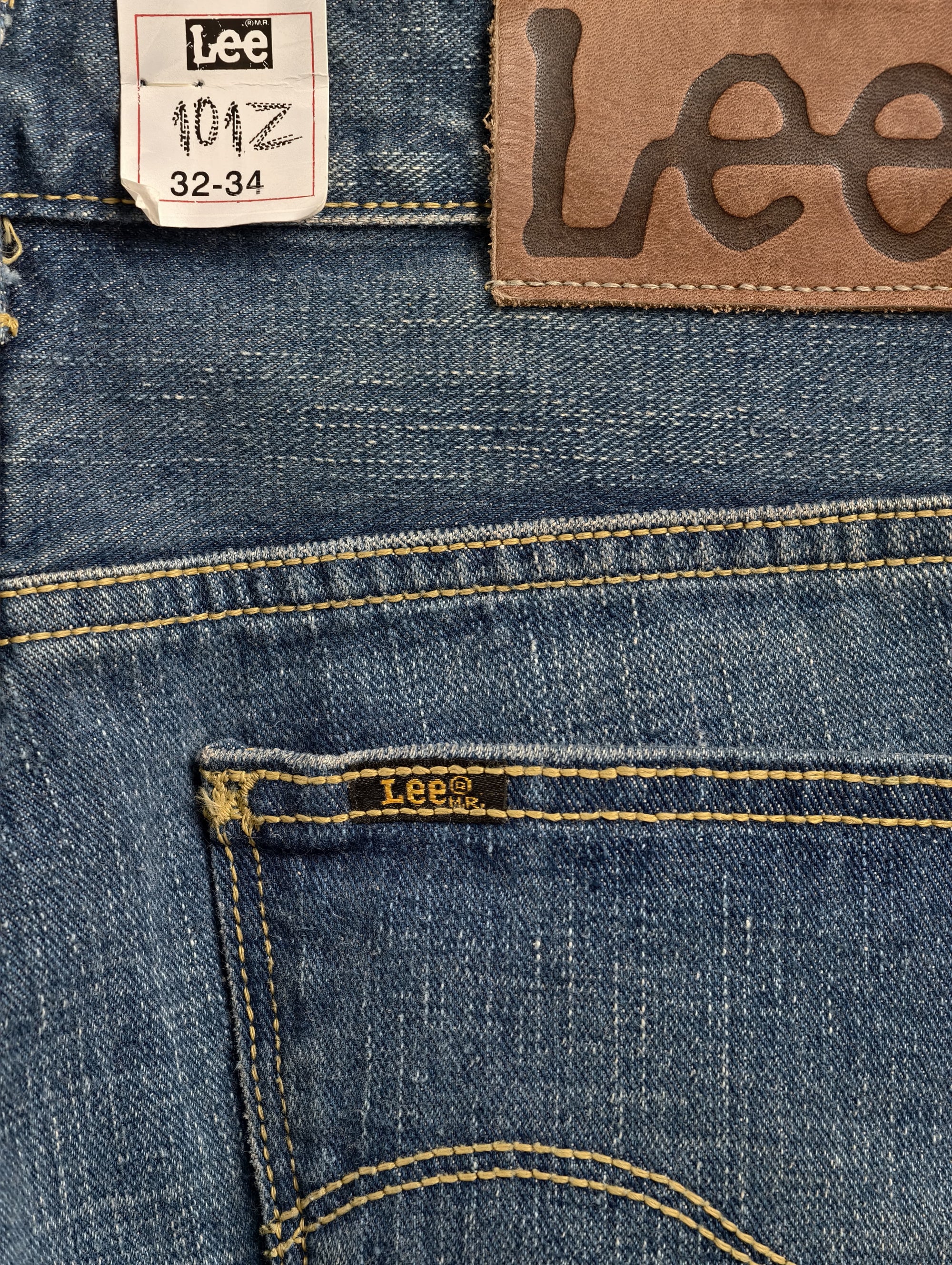 Lee 101 Selvedge Denim Jeans — 101 Z Streak Gazer