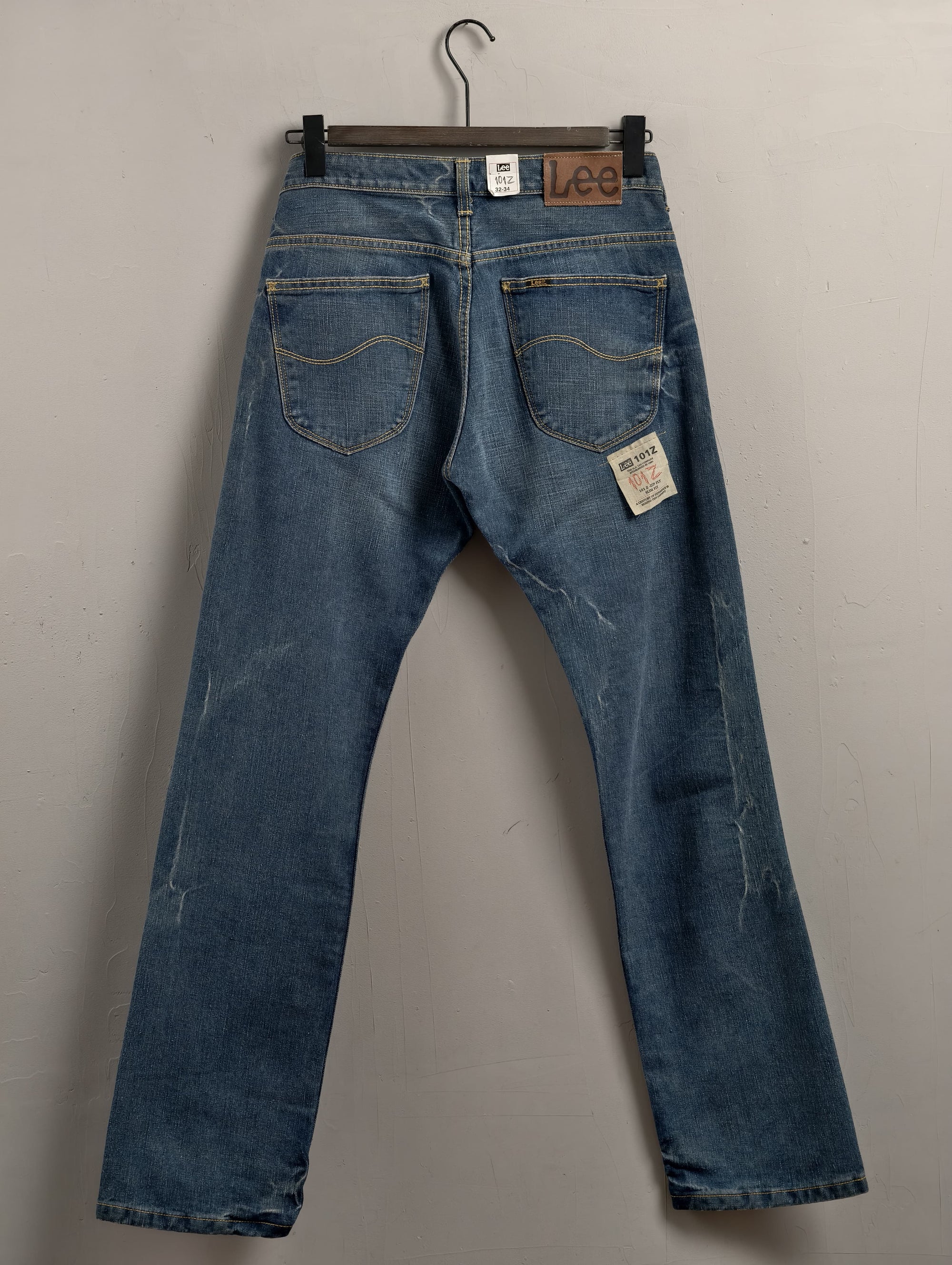 Lee 101 Selvedge Denim Jeans — 101 Z Streak Gazer