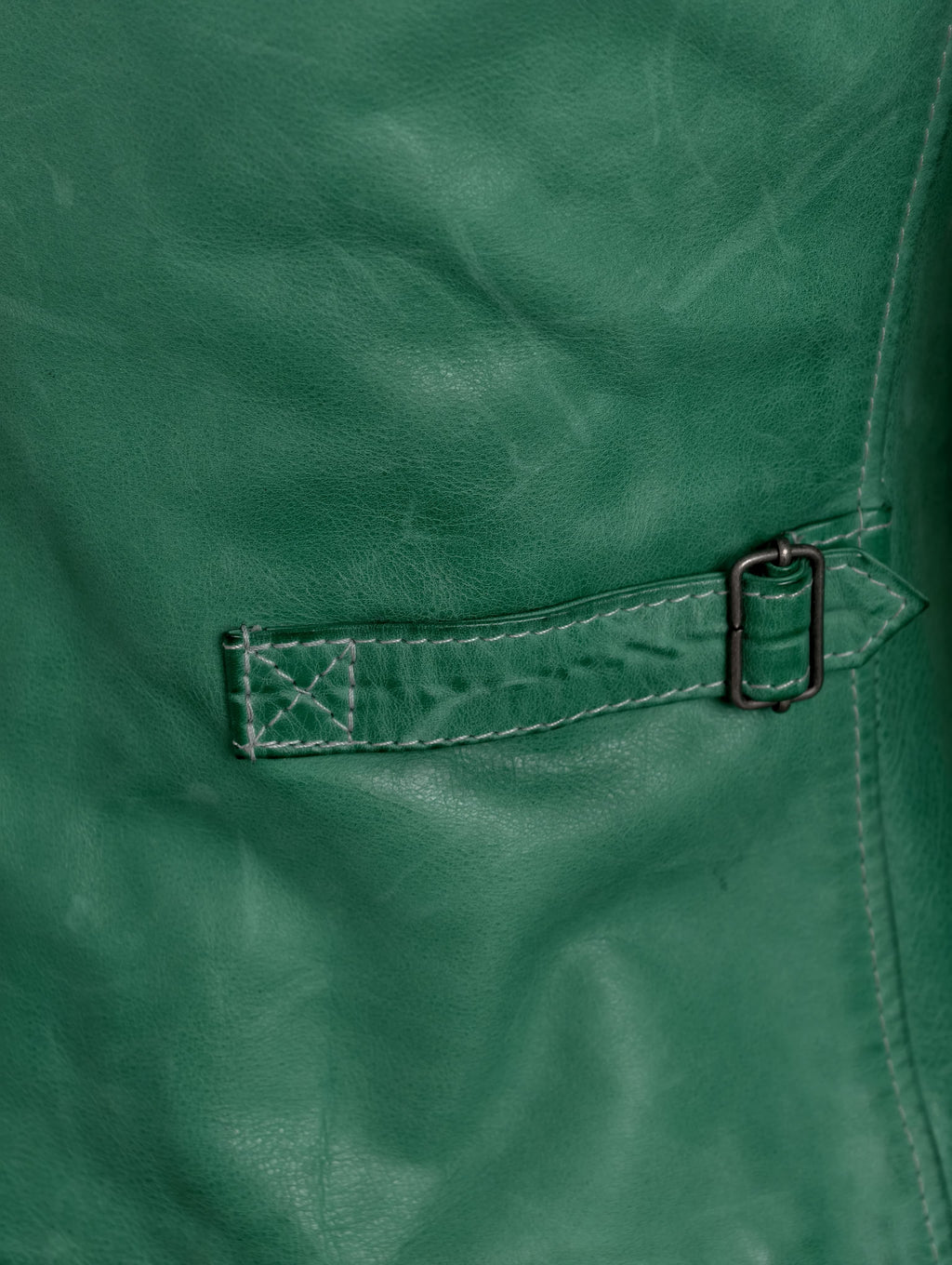 Green Leather Jacket Belstaf