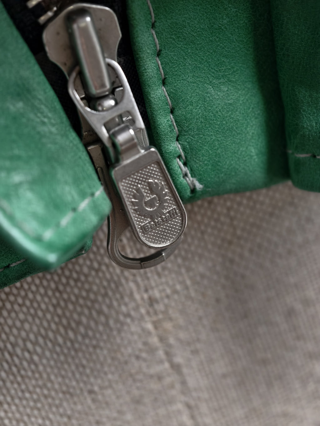 Green Leather Jacket Belstaf