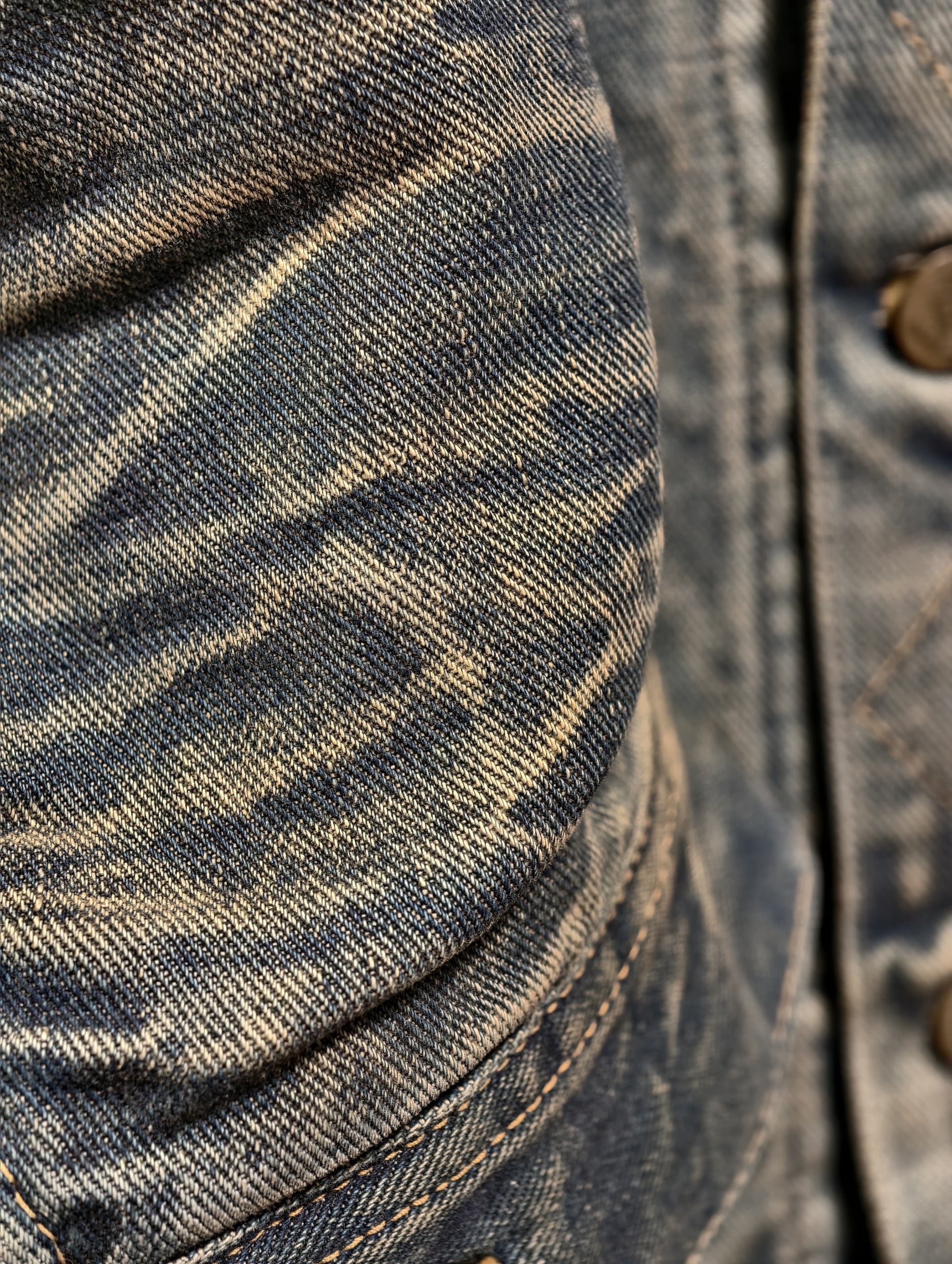 Lee 'Heavy wash' Storm Riders 101J jacket — Size 40