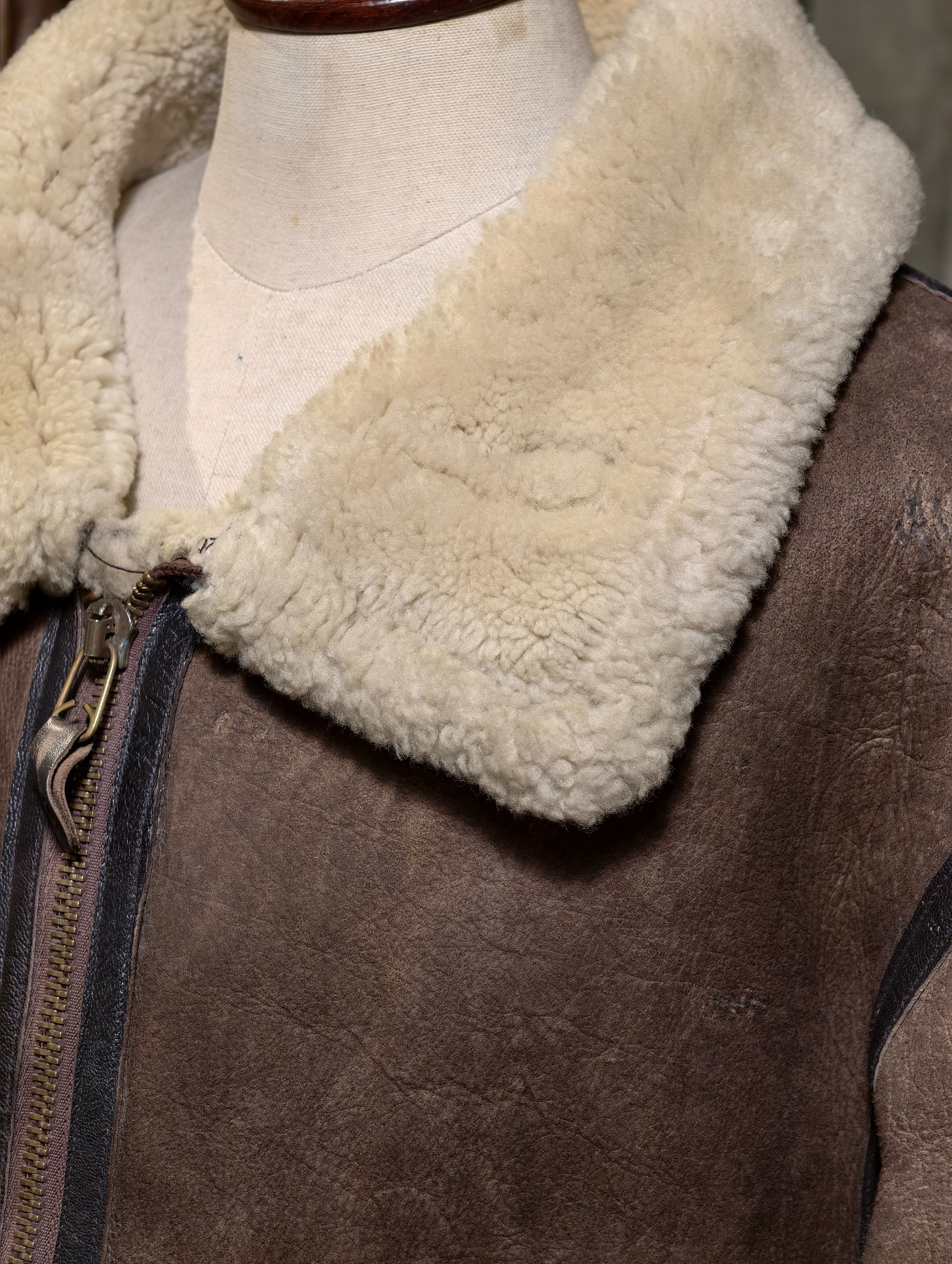 Avirex Type B-3 Shearling Jacket — MiUSA