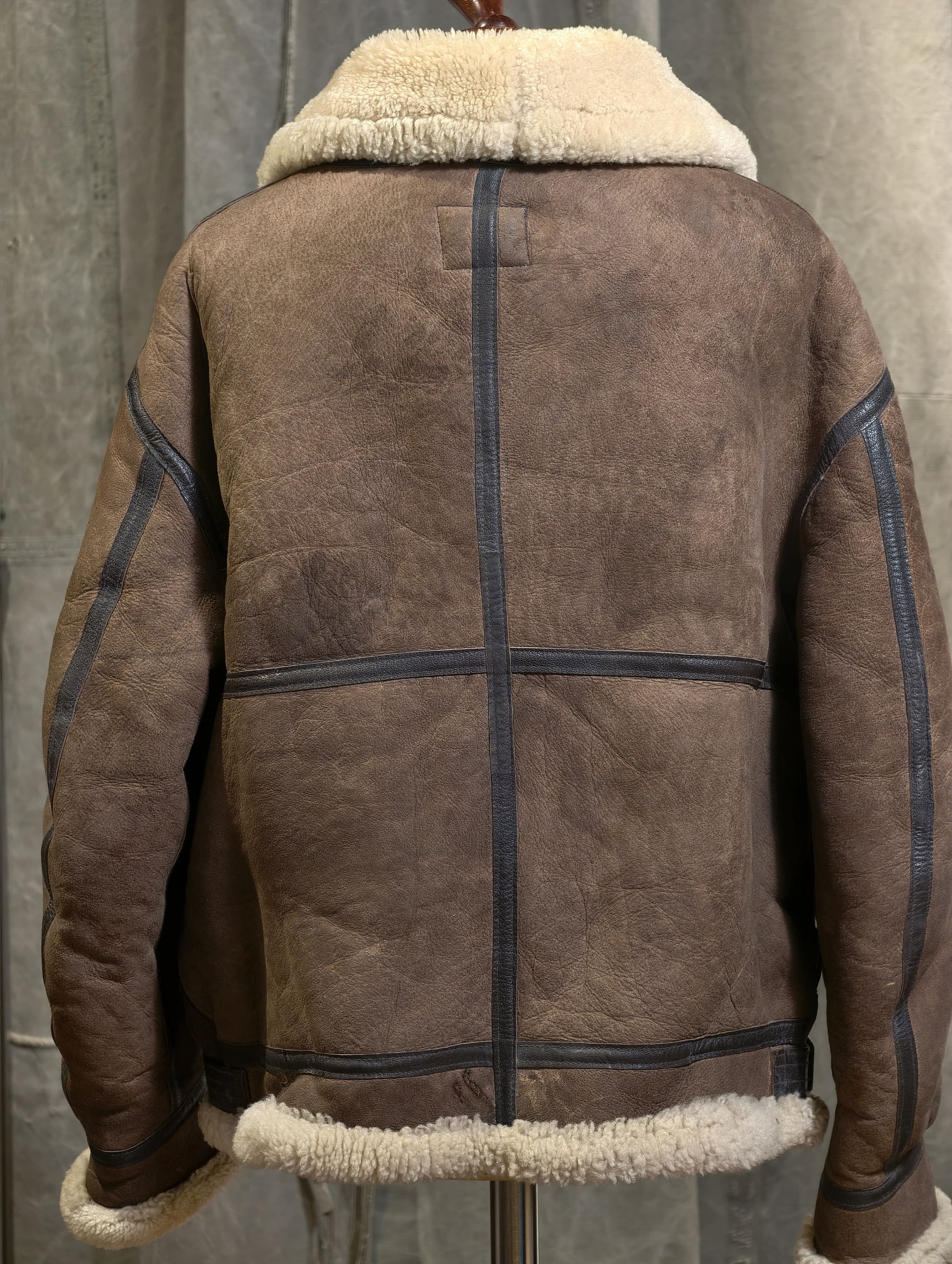 Avirex Type B-3 Shearling Jacket — MiUSA