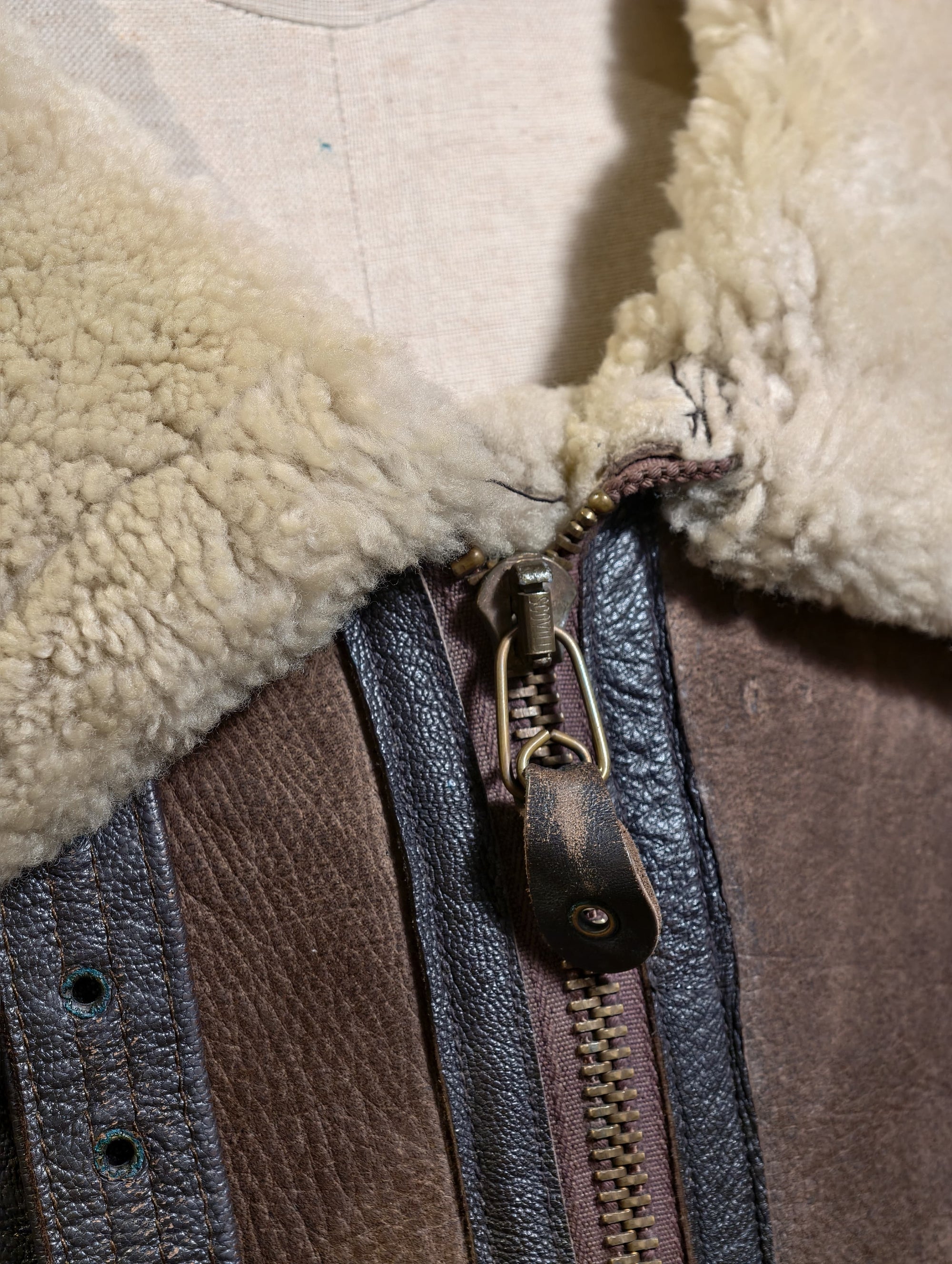 Avirex Type B-3 Shearling Jacket — MiUSA