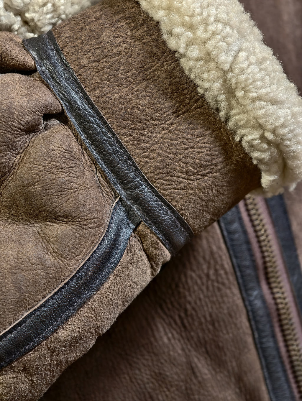 Avirex Type B-3 Shearling Jacket — MiUSA