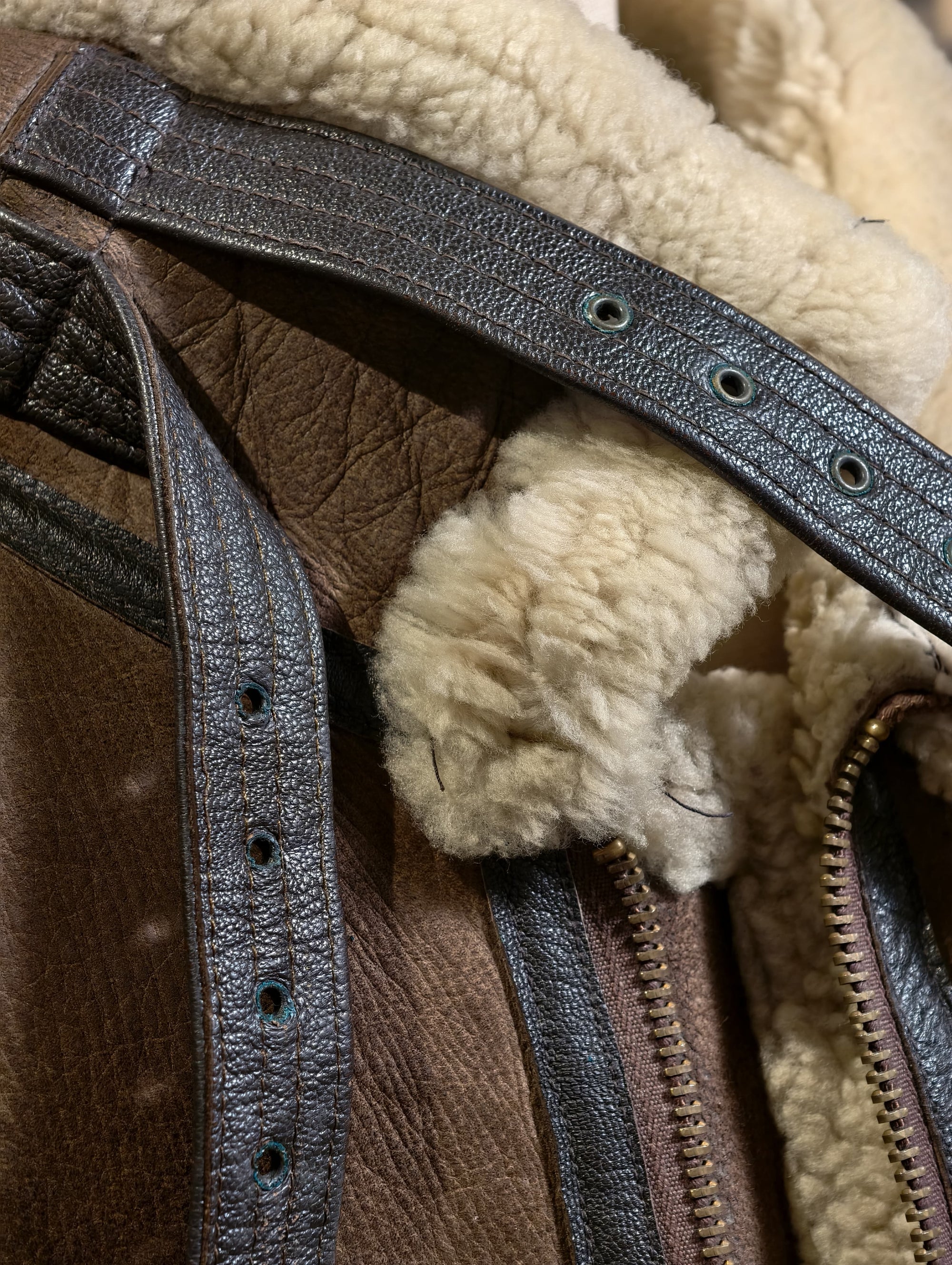 Avirex Type B-3 Shearling Jacket — MiUSA