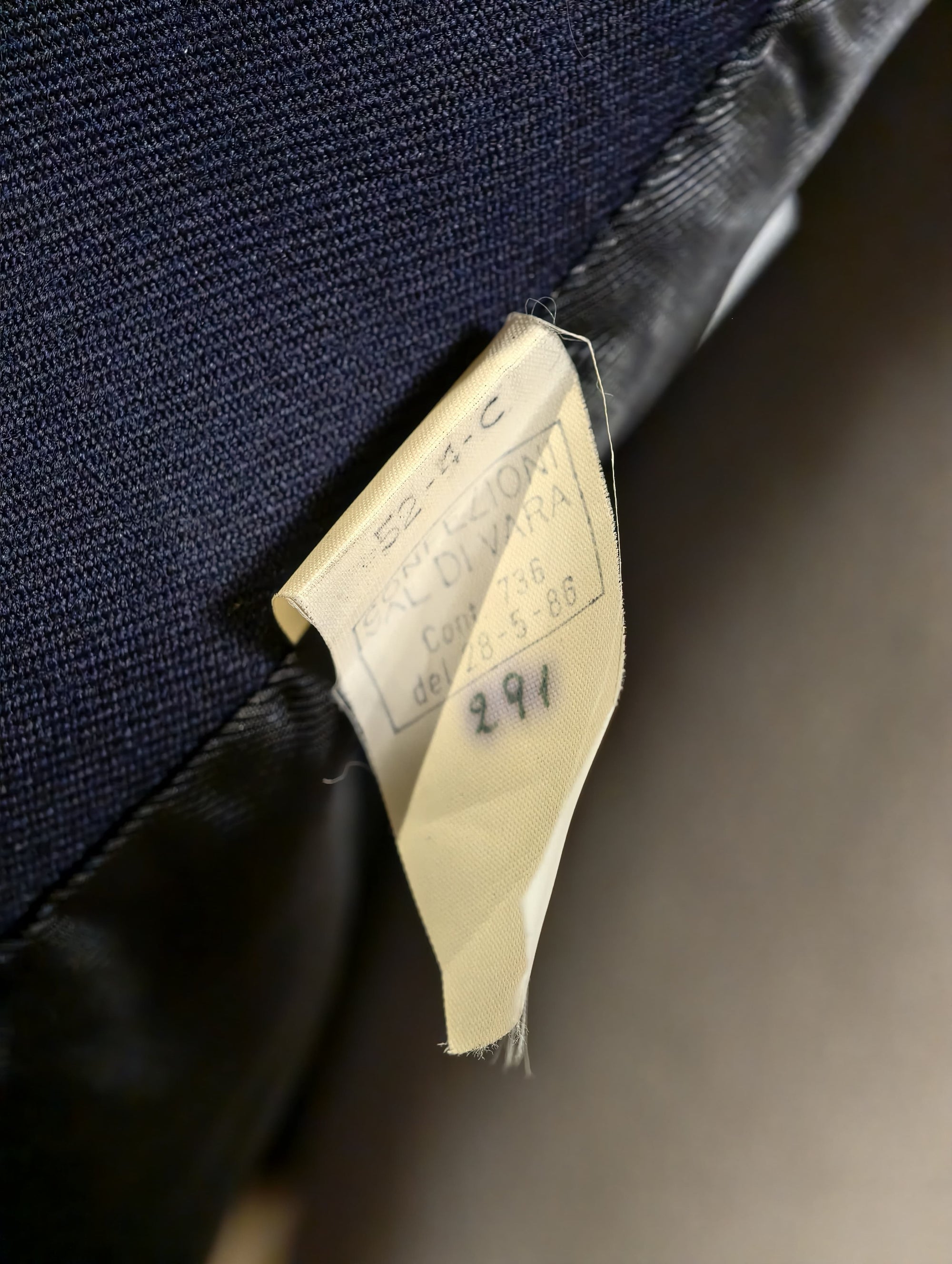 Vintage Navy Double-breasted Blazer — Tagged XL (fits like a L)